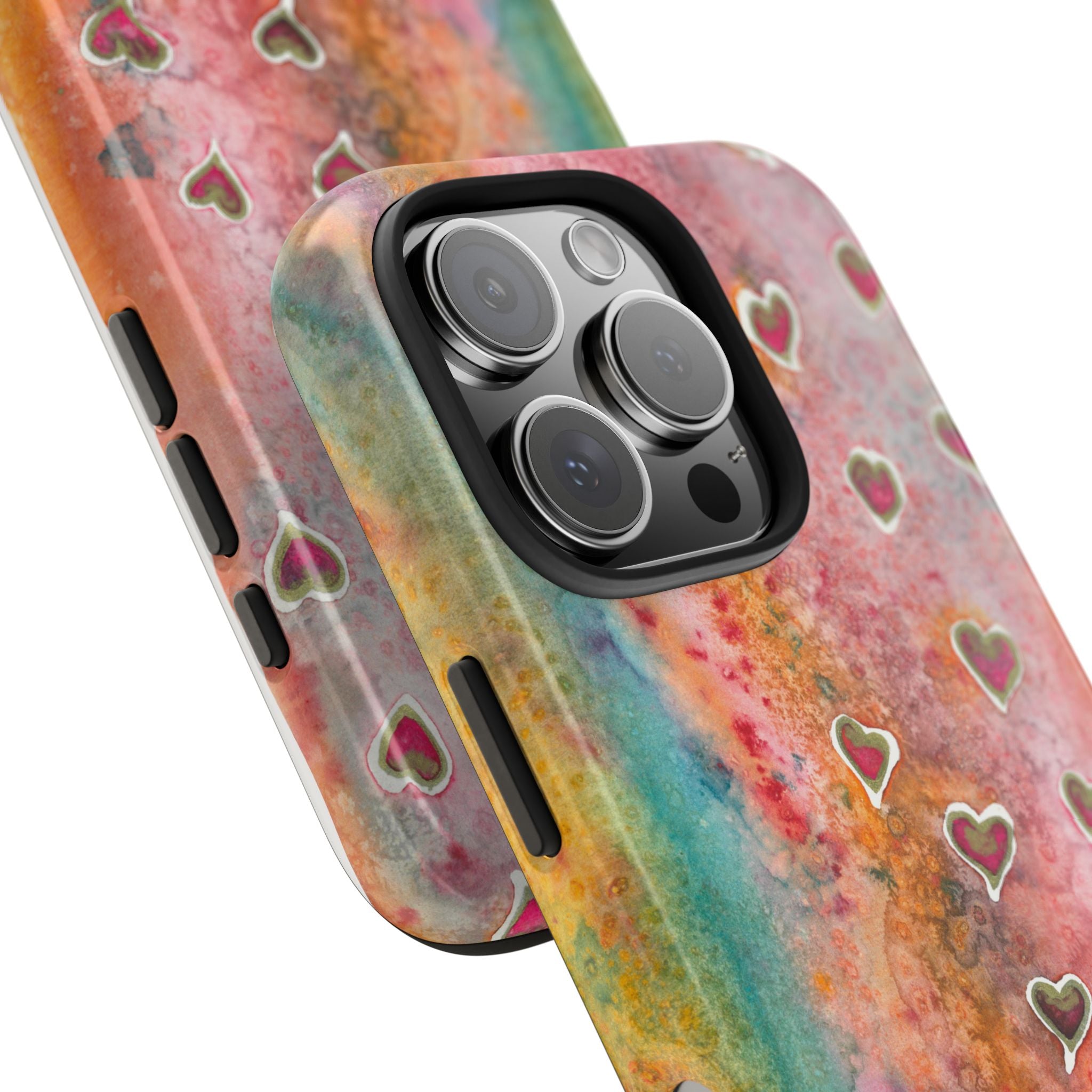 Tough Phone Case - All iPhones and Samsung Galaxys - Exciting Abstract Design #96 Love, Friendship, integrity