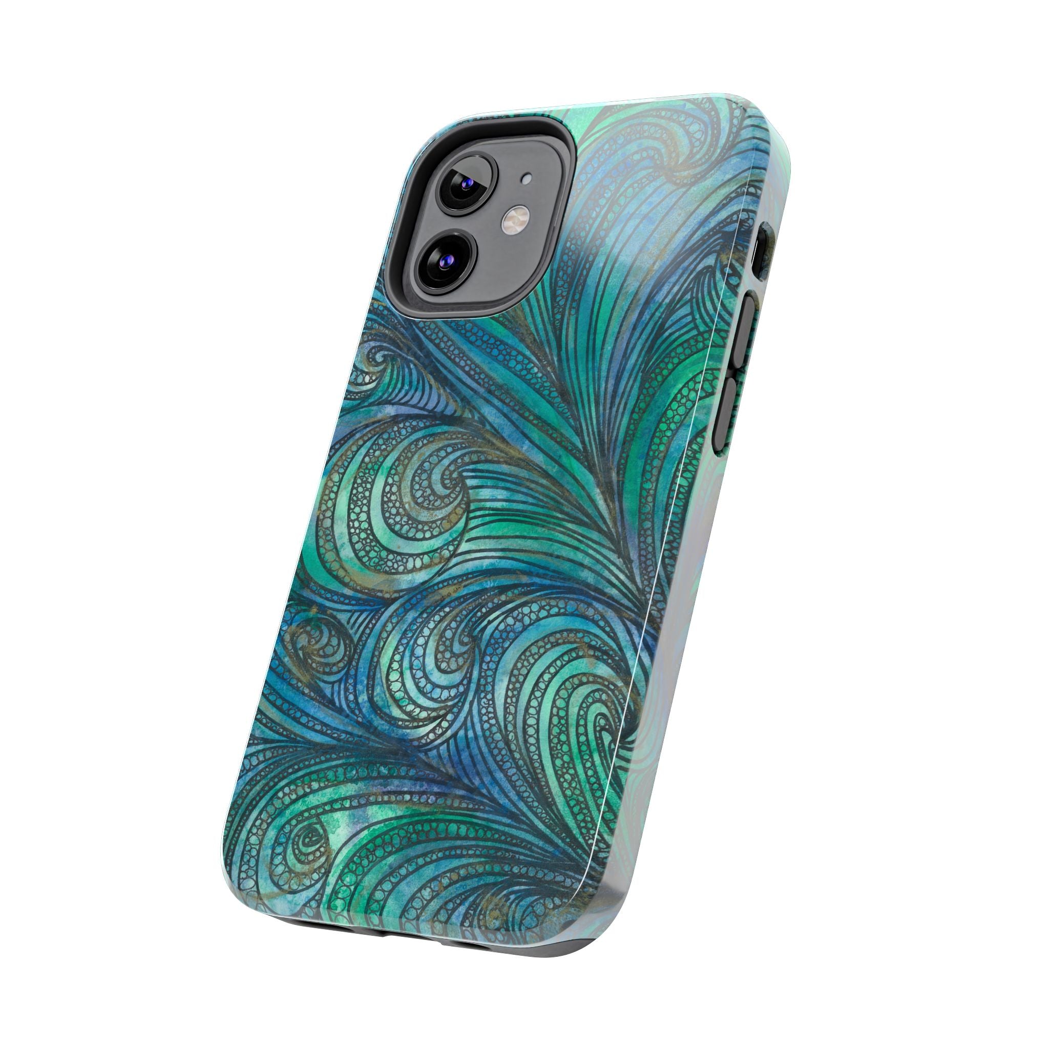 Tough Phone Case - All iPhones and Samsung Galaxys - Exciting Abstract Design #71 Call Of The Sea