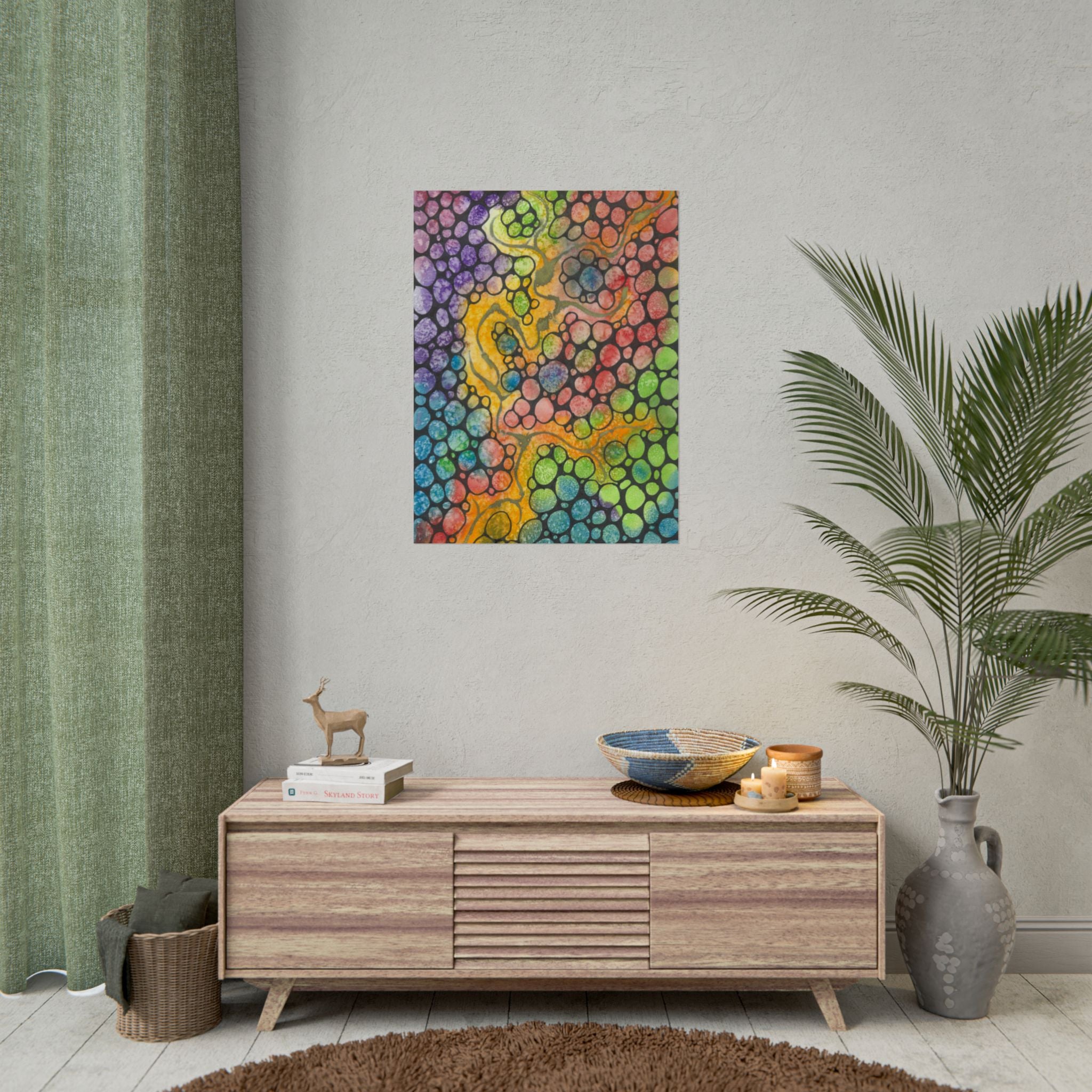 Large Colourful Wall Art, Posters & Prints, For Office, Bedroom or Living Room, or Special Gift #77 River Of Dreams