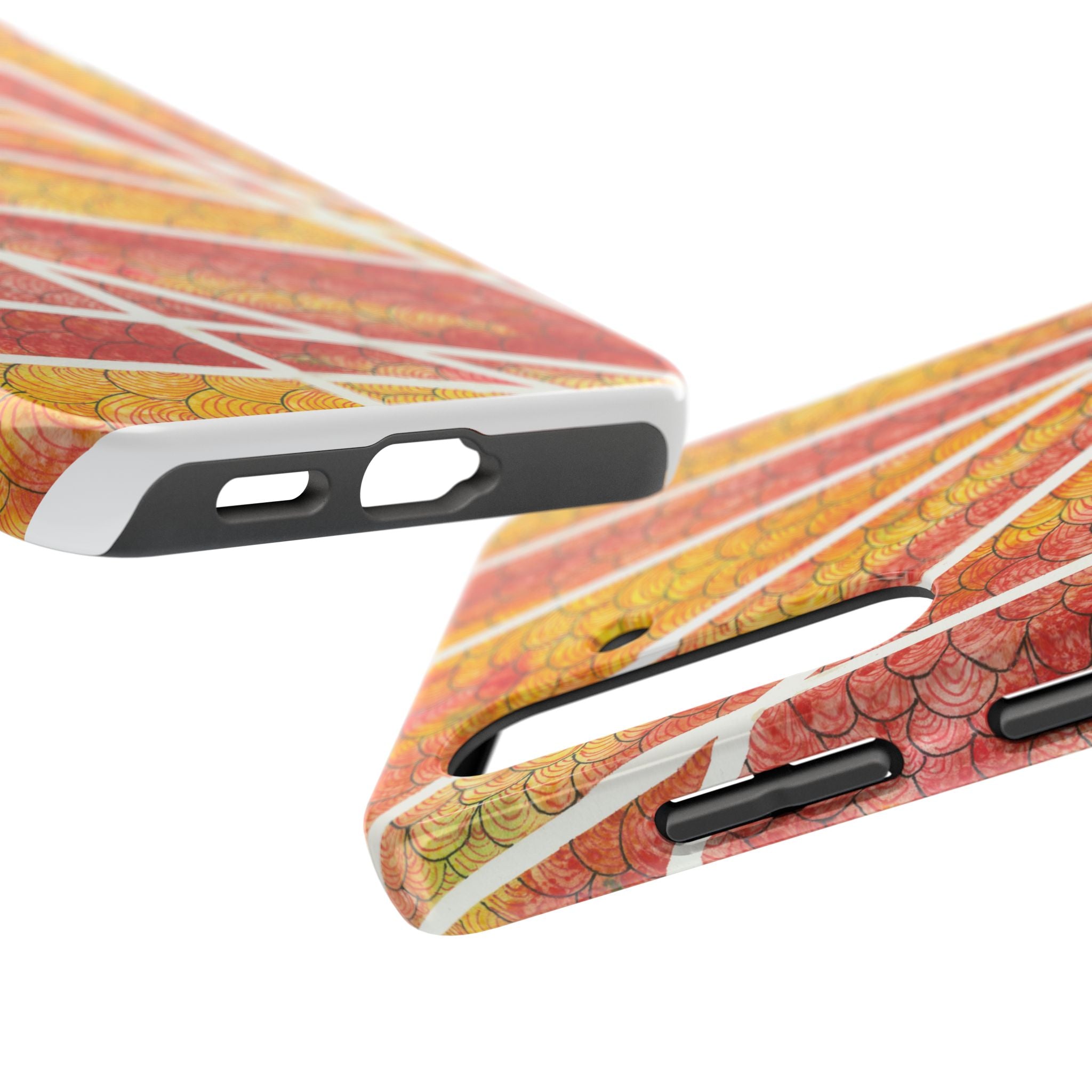 Tough Phone Case - All iPhones and Samsung Galaxys - Exciting Abstract Design #67 Max Mimosa