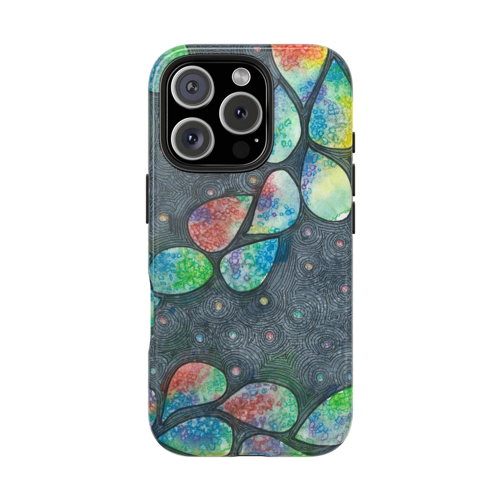 Tough Phone Case - All iPhones and Samsung Galaxys - Exciting Abstract Design #30 Give Us A Minute