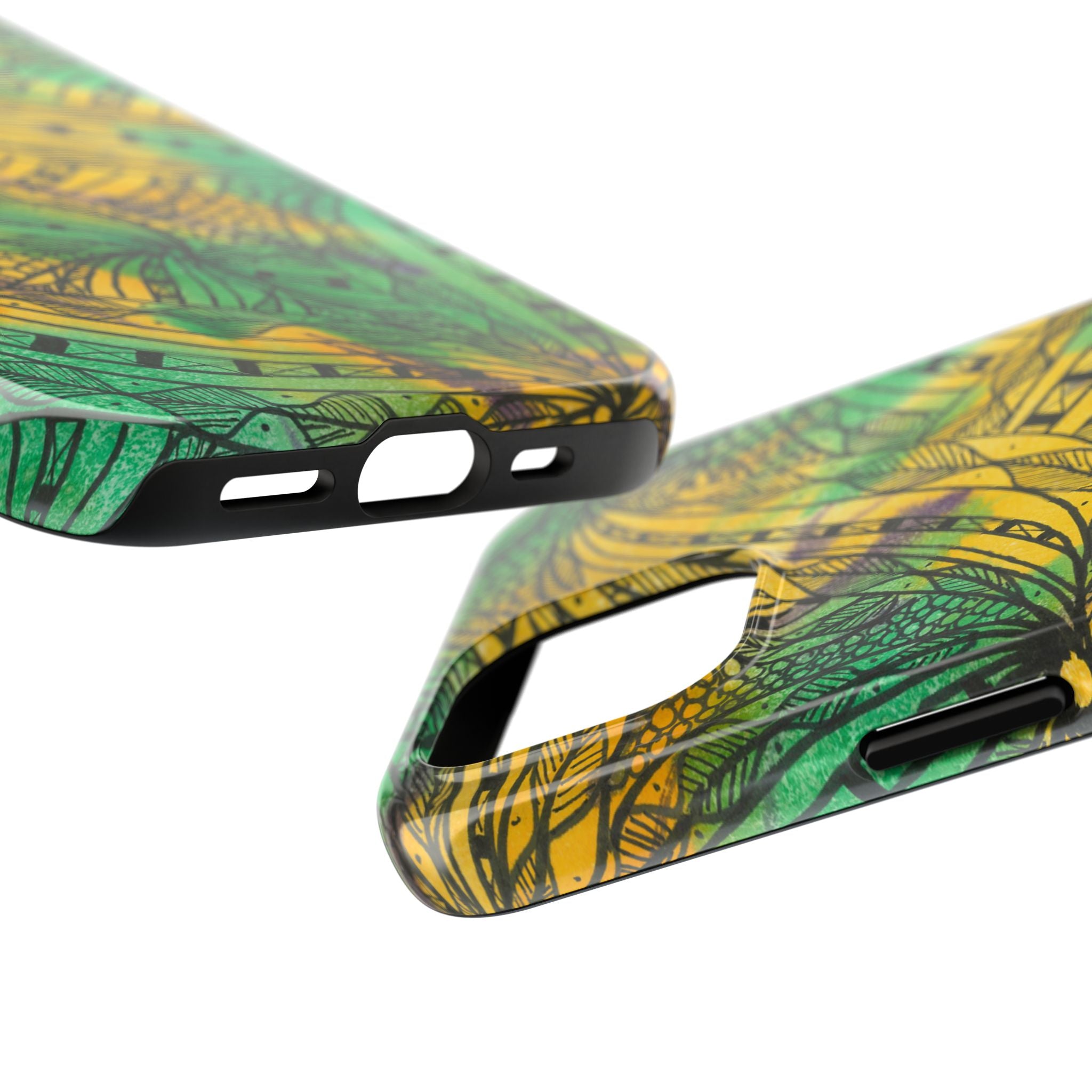 Tough Phone Case - All iPhones and Samsung Galaxys - Exciting Abstract Design #37 Shubbery!