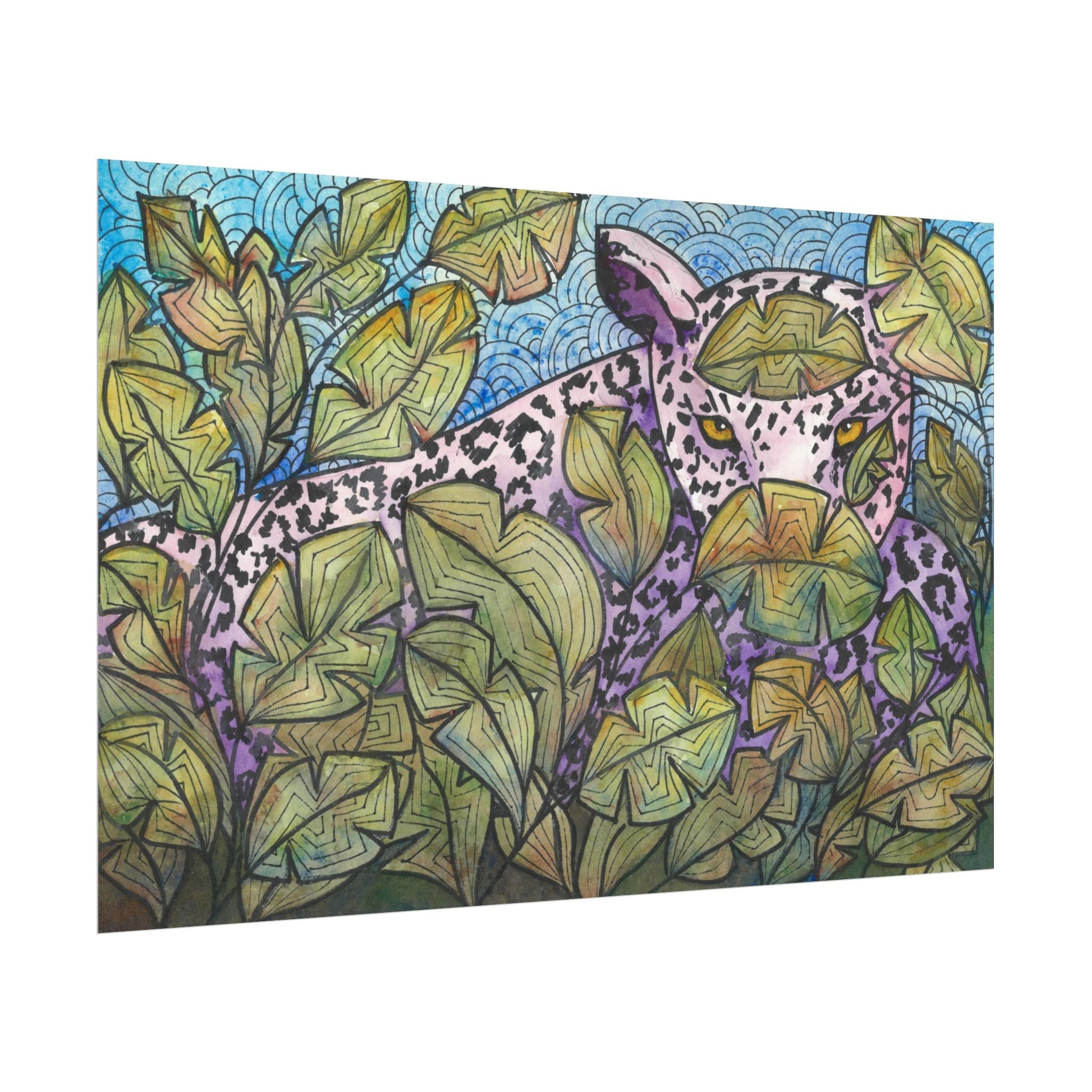 Large Colourful Wall Art, Posters & Prints, For Office, Bedroom or Living Room, or Special Gift #76 Purrfect Blend