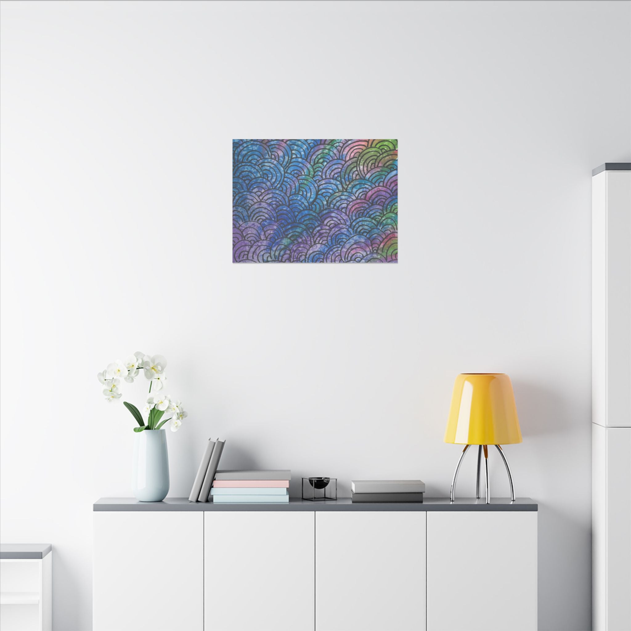 Large Colourful Wall Art, Canvas Prints, For Office, Bedroom or Living Room, or Special Gift #84 Ah! The Past
