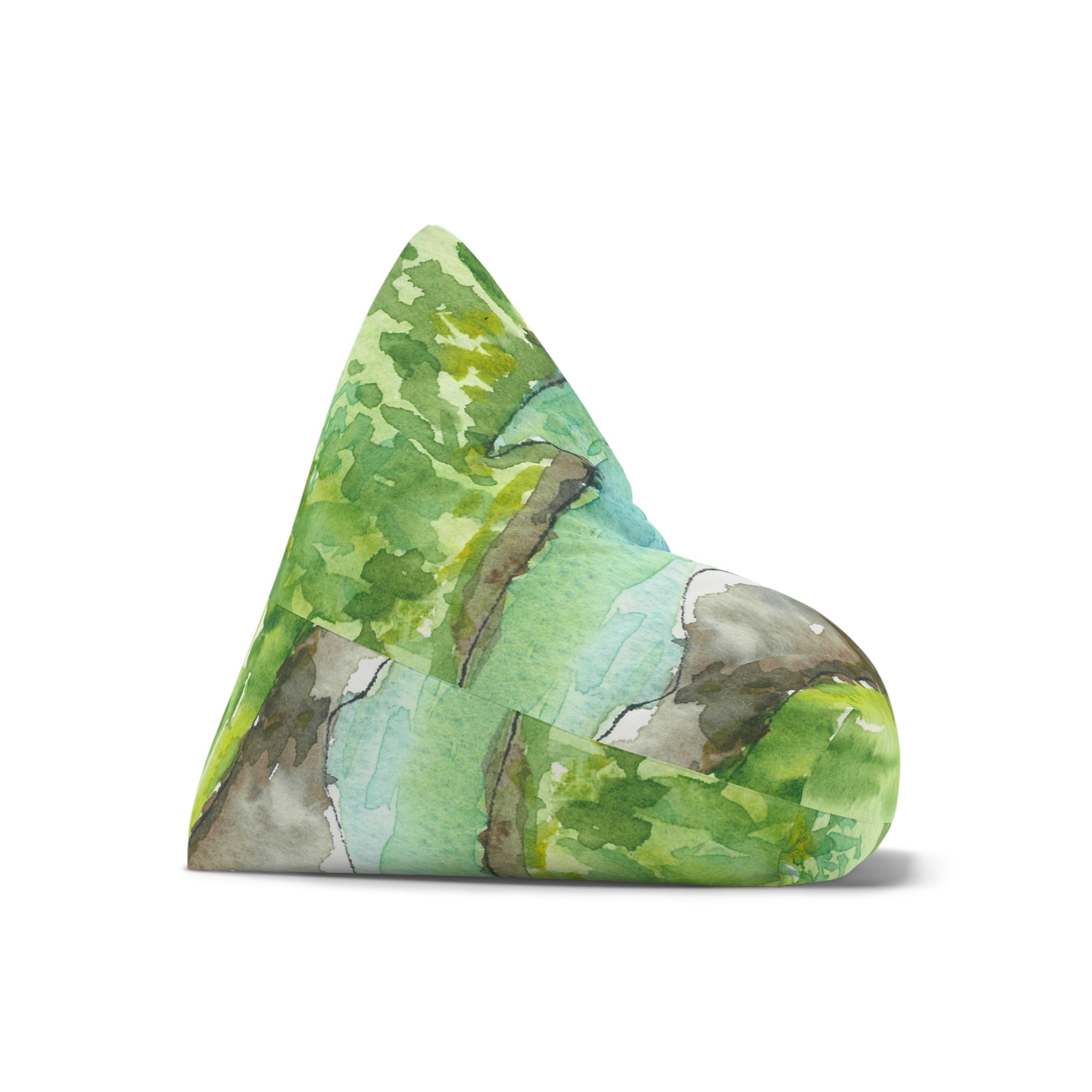 Bean Bag Chair Covers For Indoor & Outdoor - 2 Sizes - Exciting Abstract Design #88 Tara River - Serbia