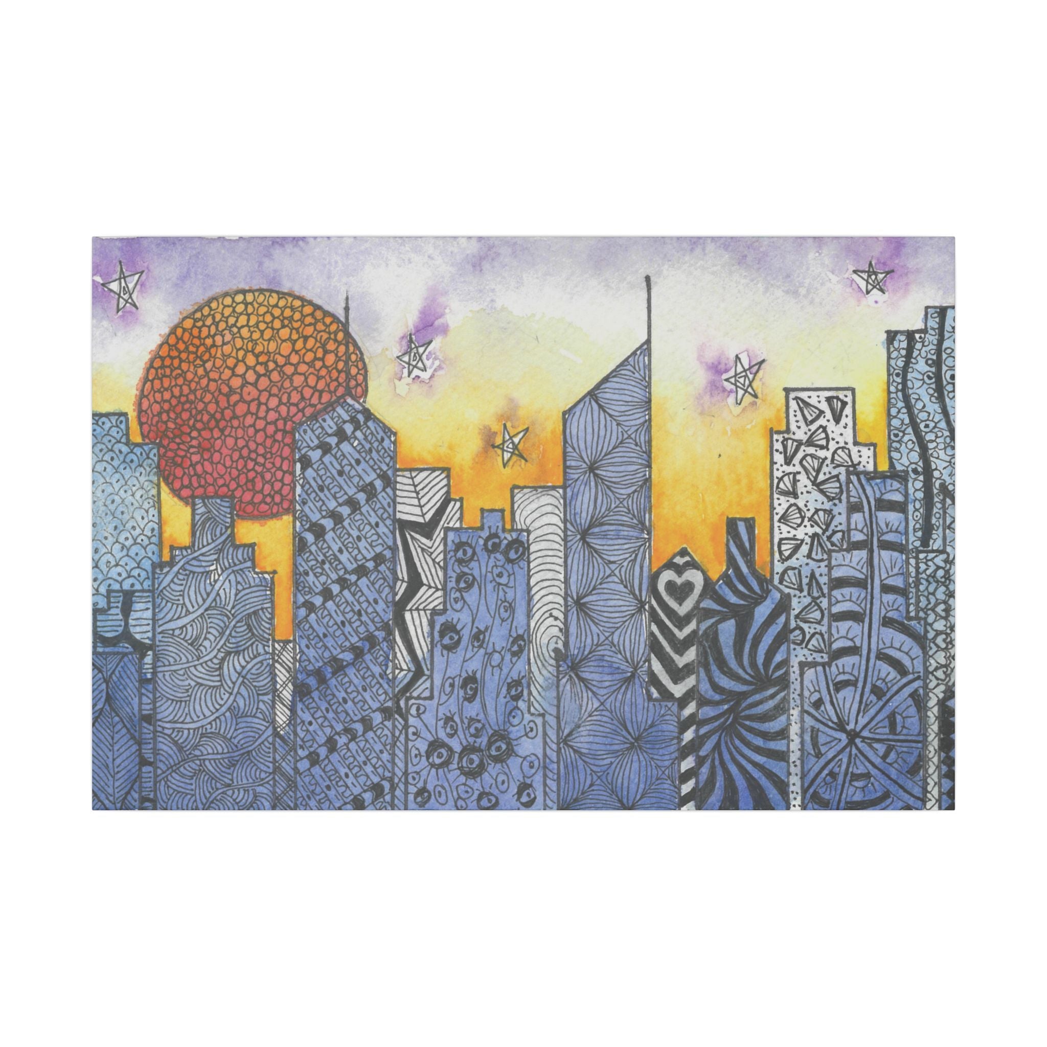 Large Colourful Wall Art, Canvas Prints, For Office, Bedroom or Living Room, or Special Gift #5 In The Shadows