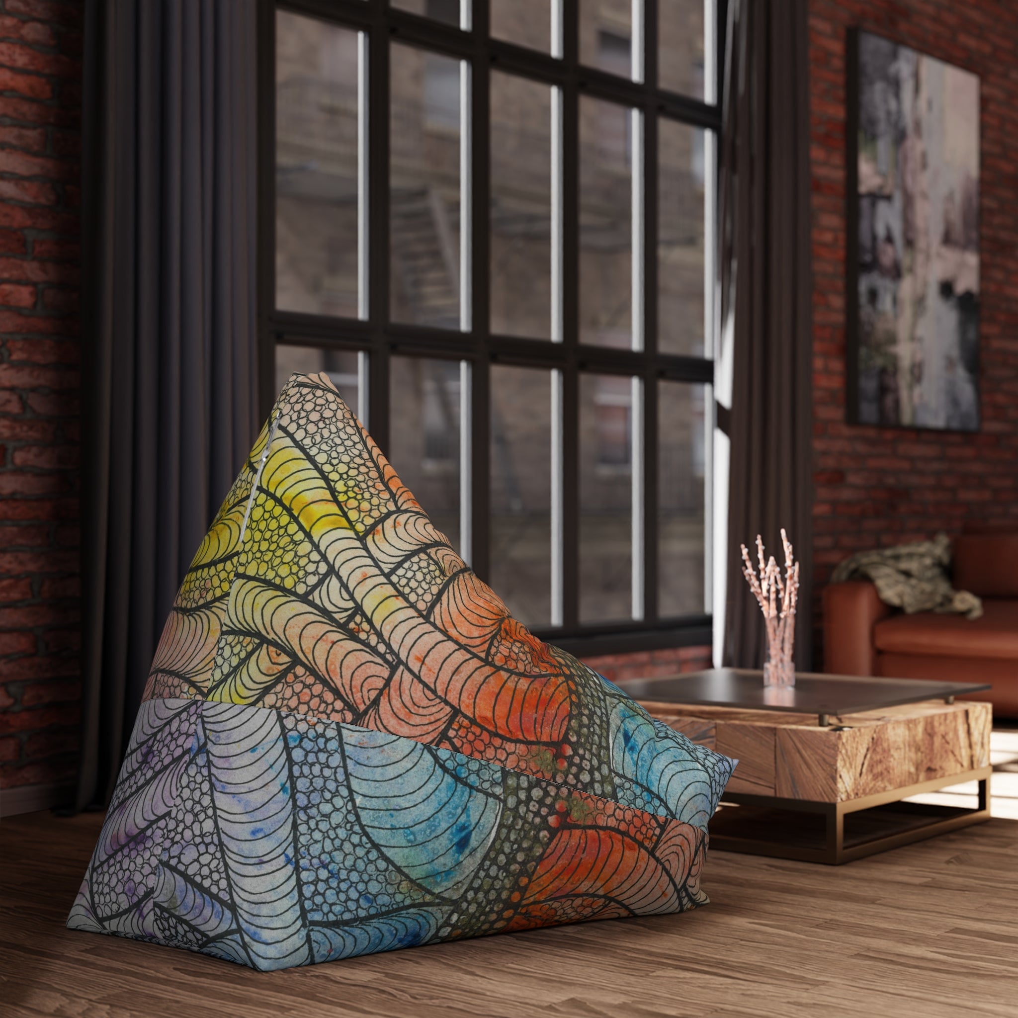 Bean Bag Chair Covers For Indoor & Outdoor - 2 Sizes - Exciting Abstract Design #72 After The End