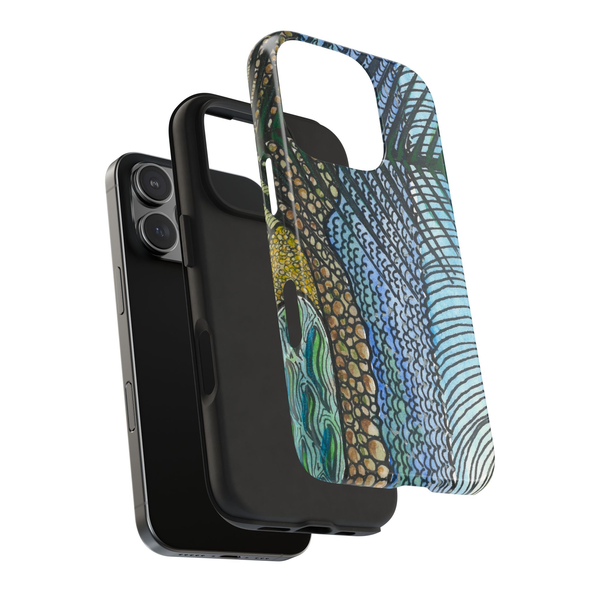 Tough Phone Case - All iPhones and Samsung Galaxys - Exciting Abstract Design #47 Cottesloe