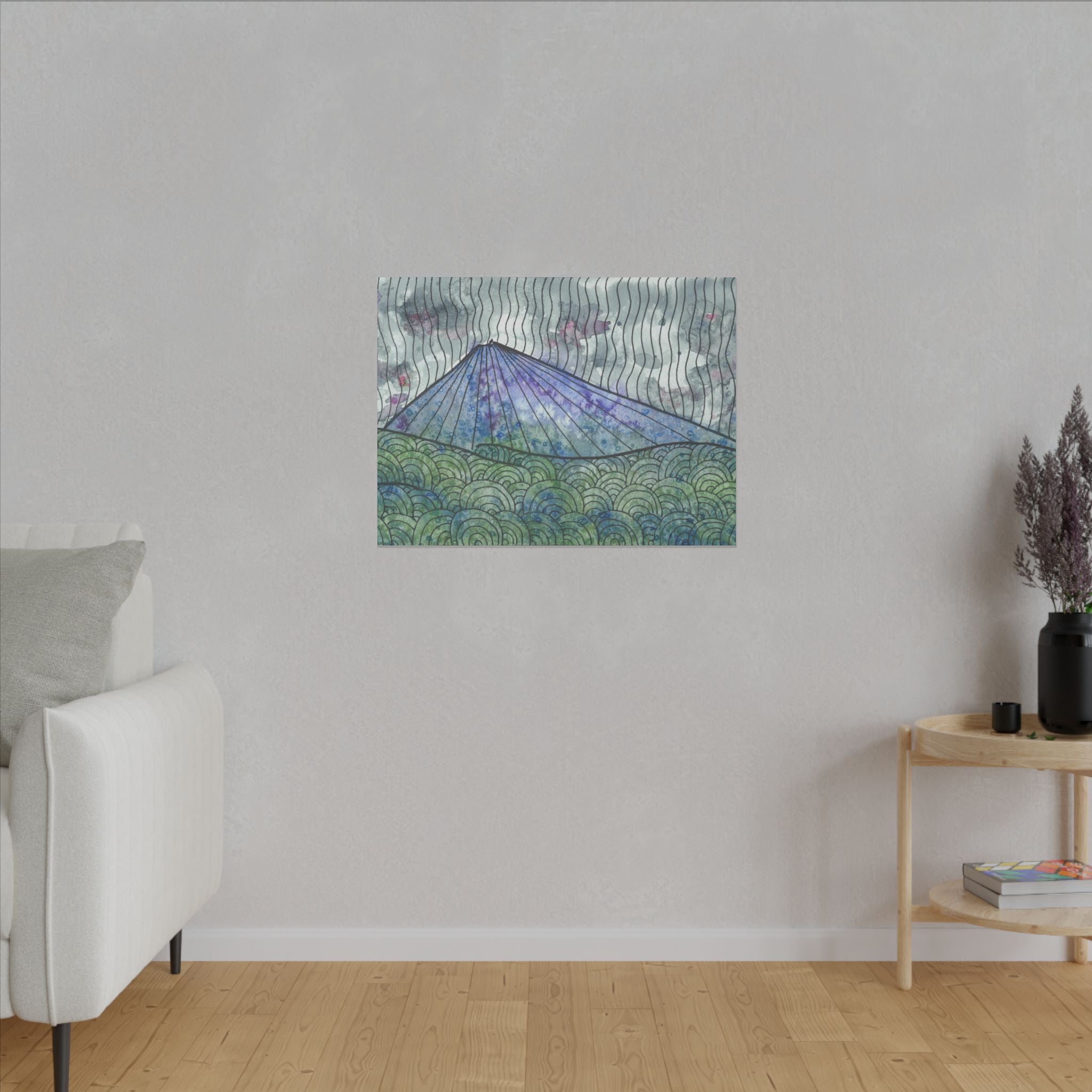 Large Colourful Wall Art, Canvas Prints, For Office, Bedroom or Living Room, or Special Gift #90 Rtanj Pyramid - Serbia