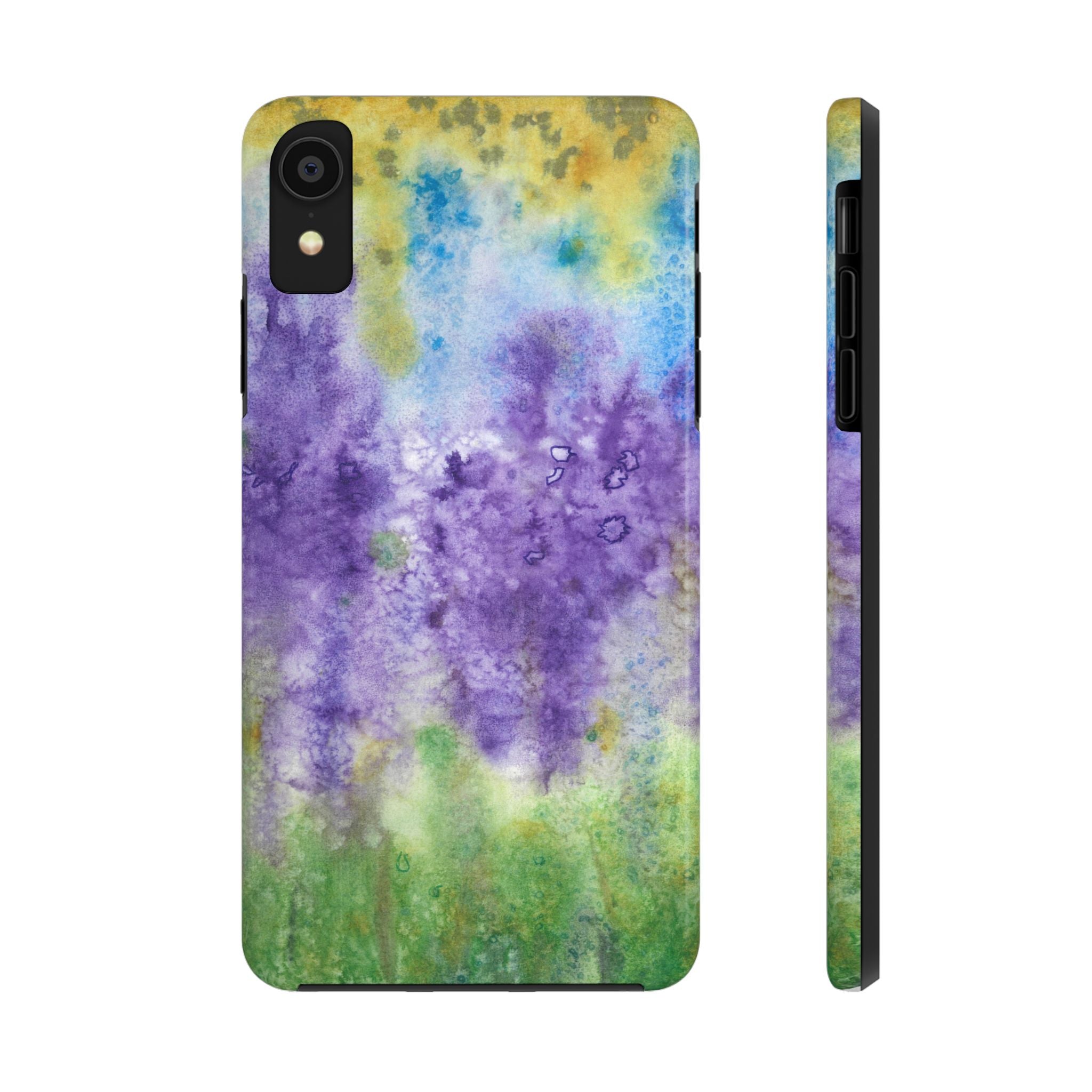 Tough Phone Case - All iPhones and Samsung Galaxys - Exciting Abstract Design #74 Lavender Fields