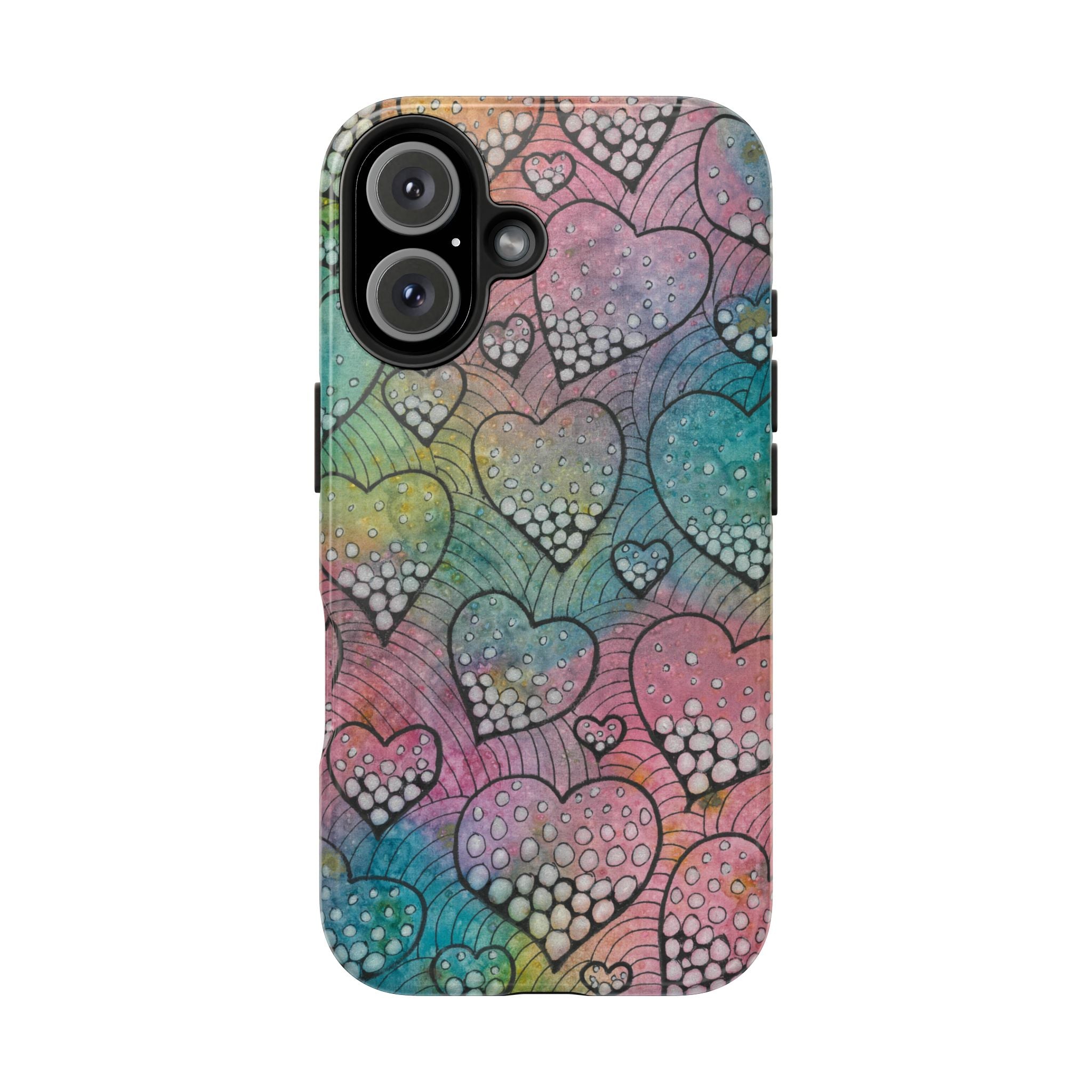 Tough Phone Case - All iPhones and Samsung Galaxys - Exciting Abstract Design #97 What's Love Got To Do With It