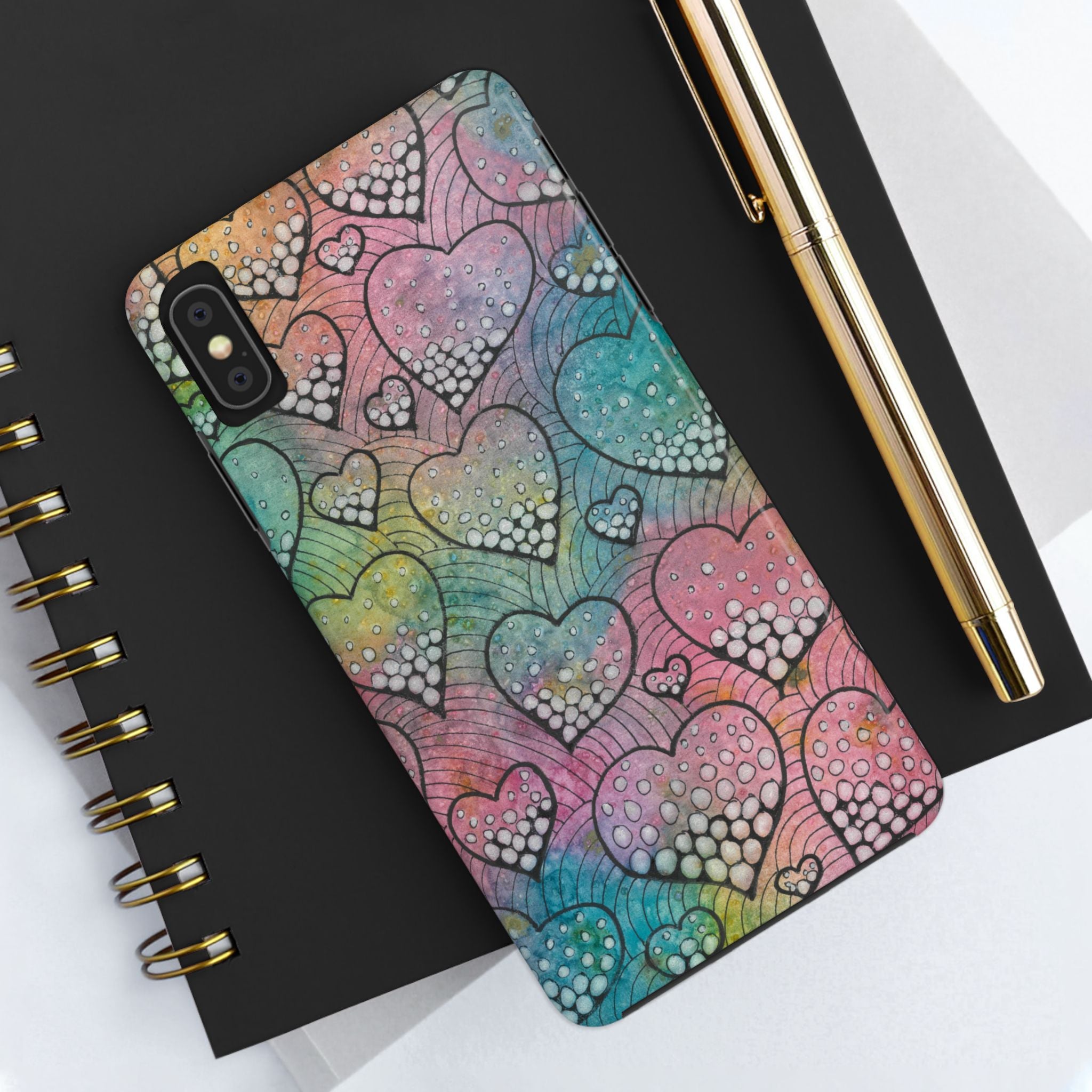Tough Phone Case - All iPhones and Samsung Galaxys - Exciting Abstract Design #97 What's Love Got To Do With It