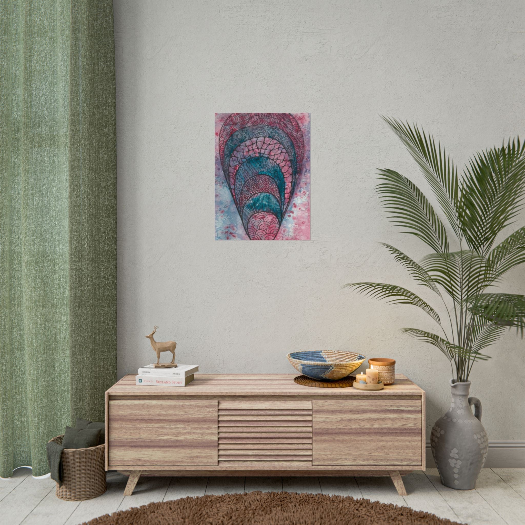Large Colourful Wall Art, Posters & Prints, For Office, Bedroom or Living Room, or Special Gift #92 The Goddess Lives
