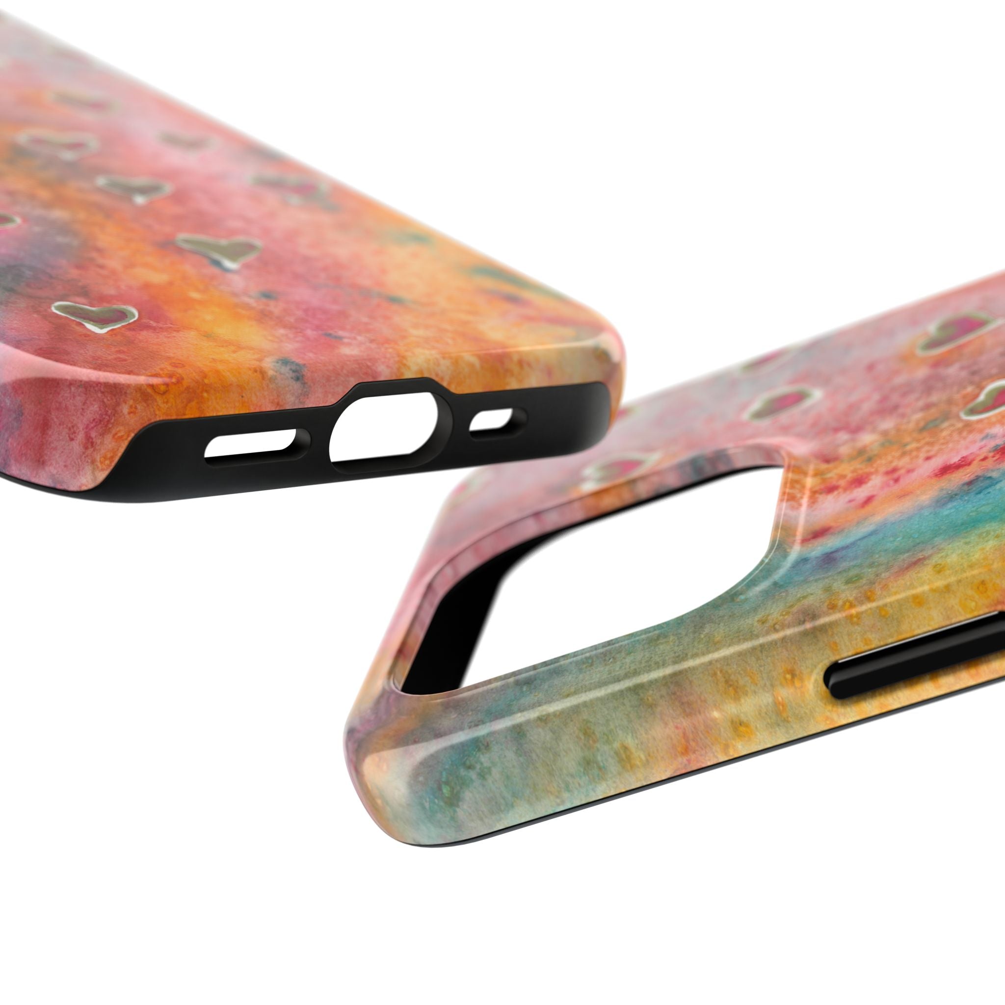 Tough Phone Case - All iPhones and Samsung Galaxys - Exciting Abstract Design #96 Love, Friendship, integrity
