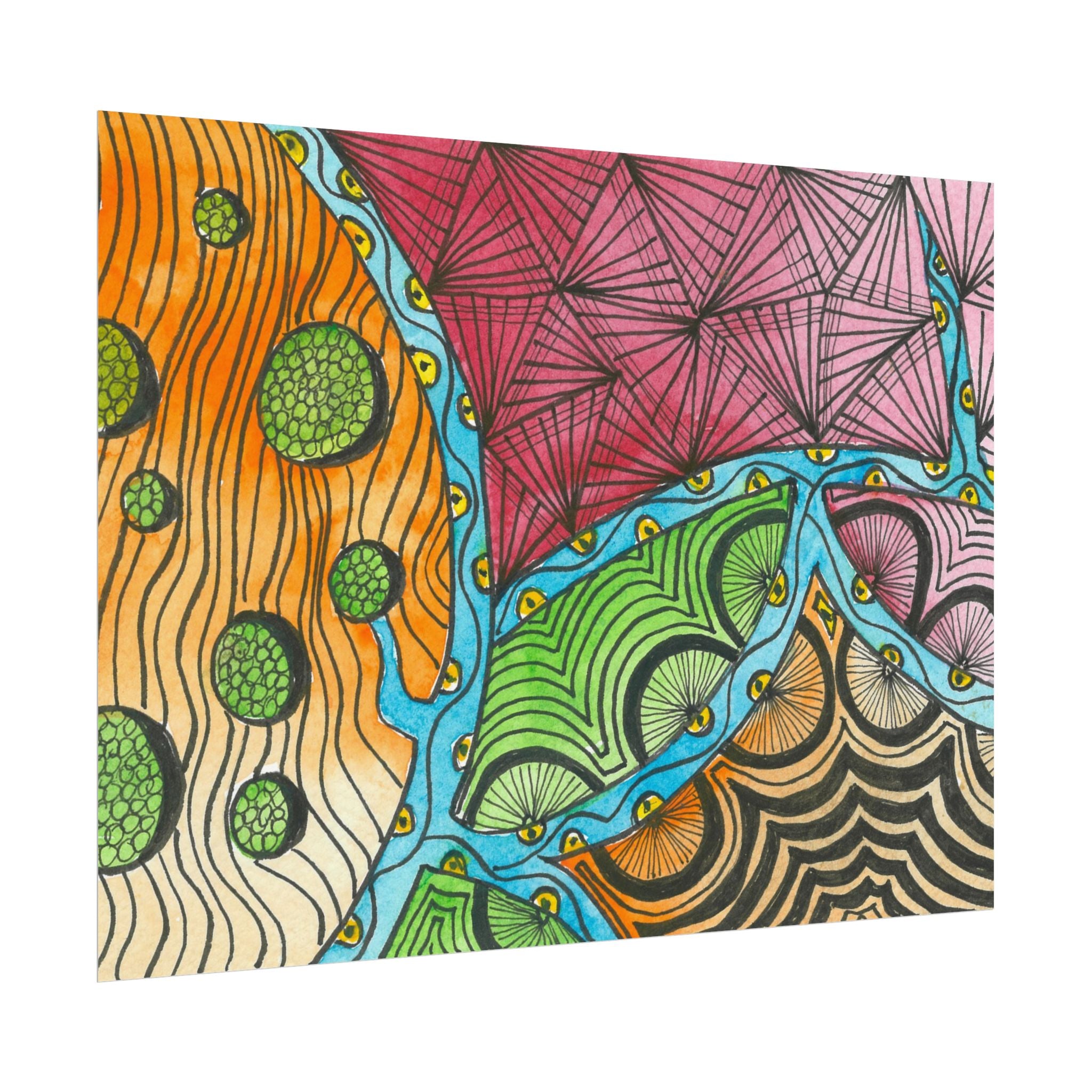 Large Colourful Wall Art, Posters & Prints, For Office, Bedroom or Living Room, or Special Gift #11 Today's The Day