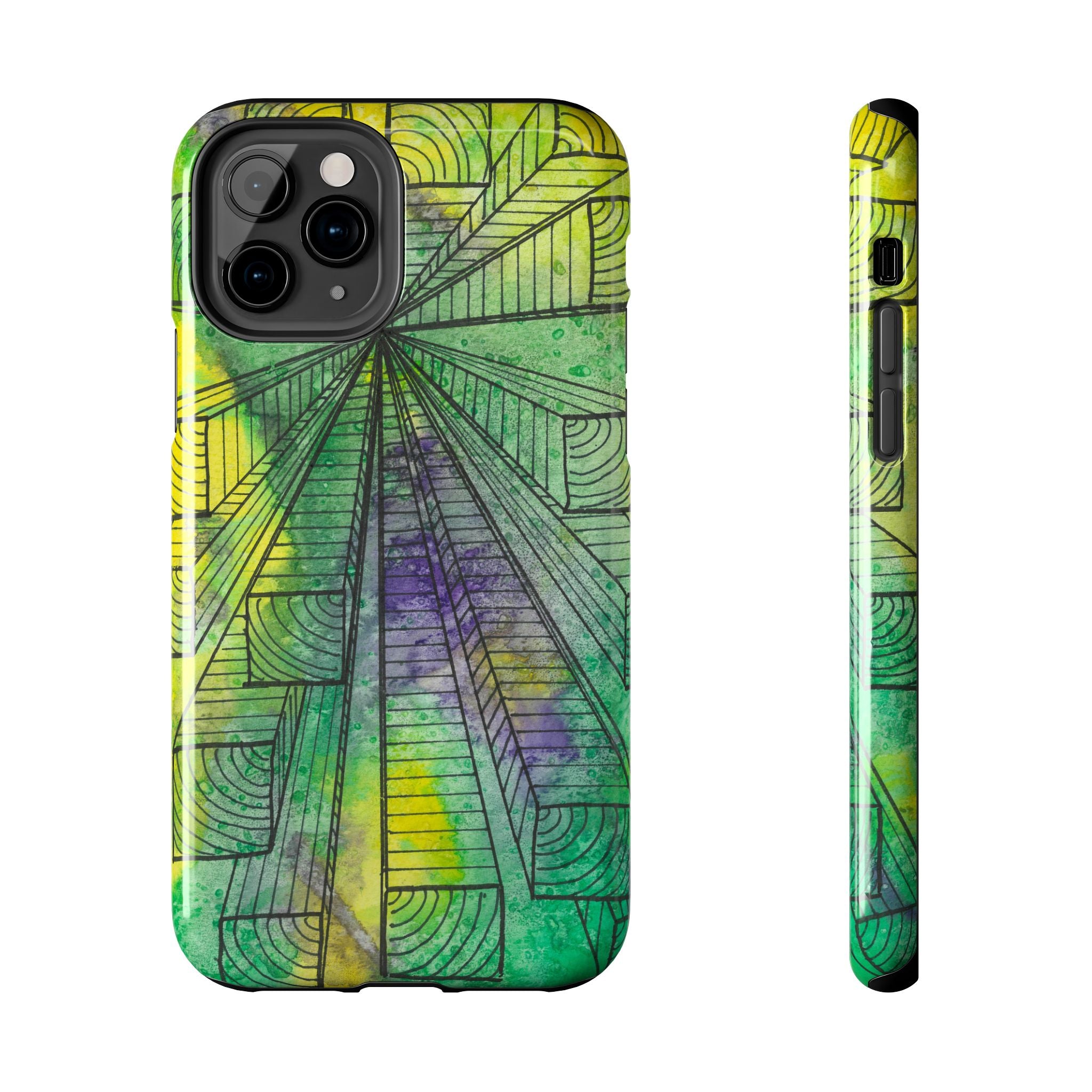 Tough Phone Case - All iPhones and Samsung Galaxys - Exciting Abstract Design #89 The Wayseers