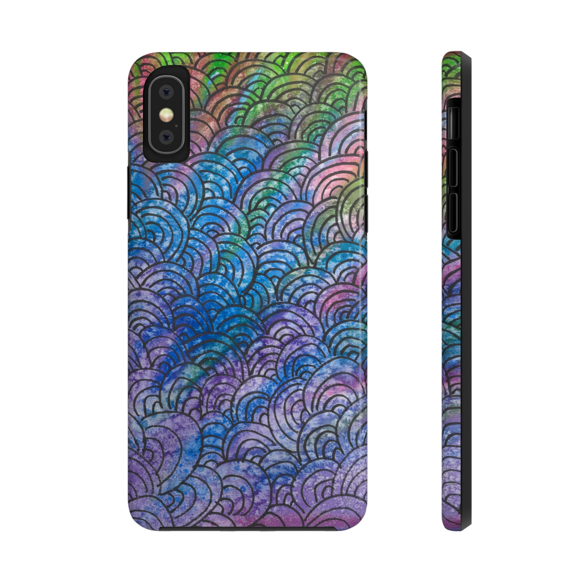 Tough Phone Case - All iPhones and Samsung Galaxys - Exciting Abstract Design #84 Ah! The Past