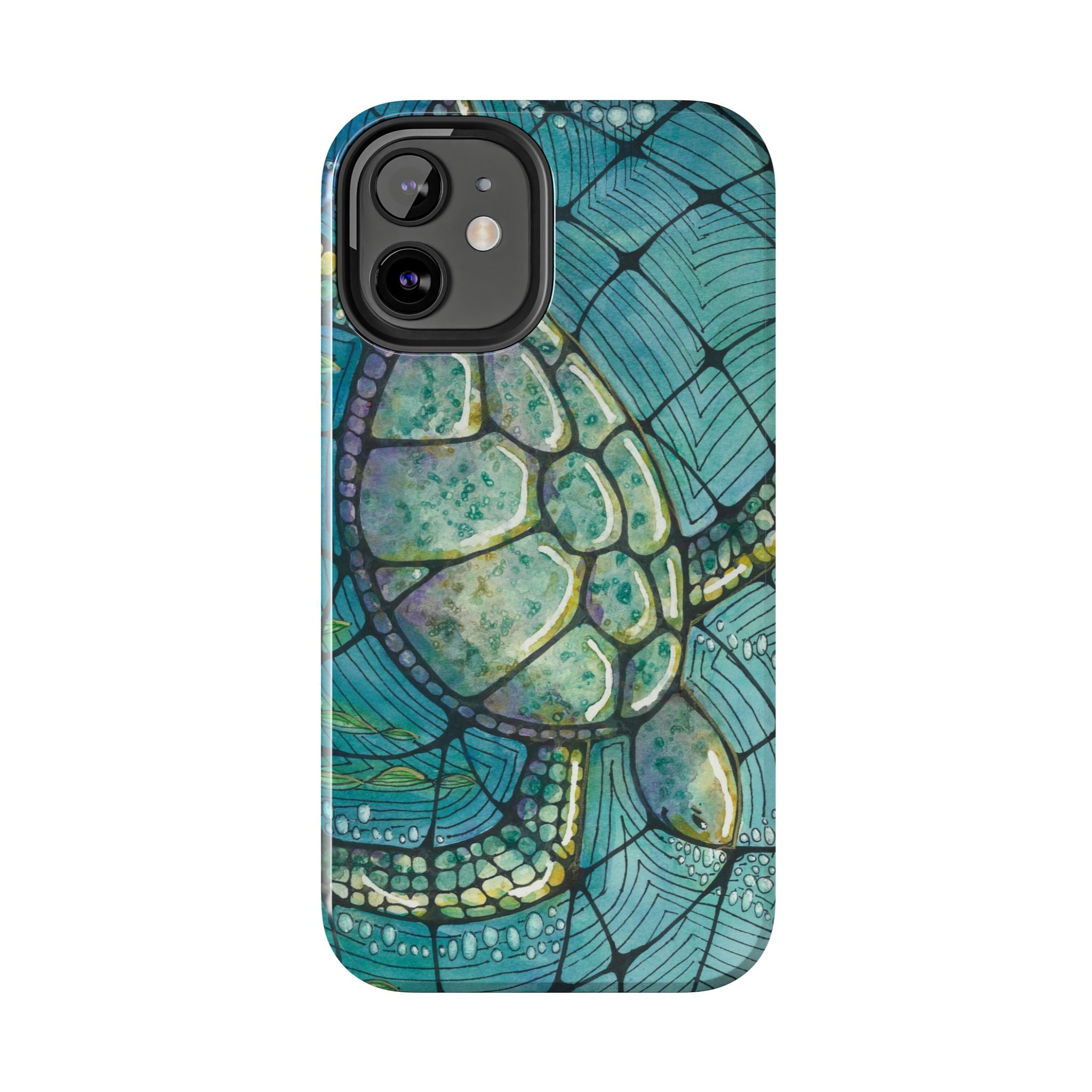 Tough Phone Case - All iPhones and Samsung Galaxys - Exciting Abstract Design #73 Turtling Along
