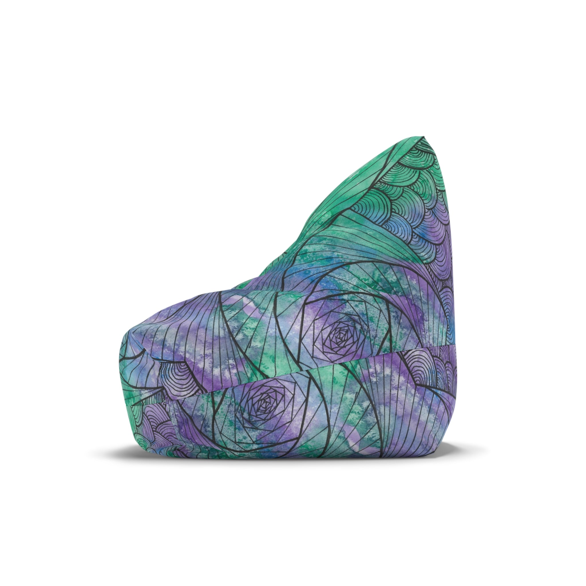 Bean Bag Chair Covers For Indoor & Outdoor - 2 Sizes - Exciting Abstract Design #50 If Not Now When?