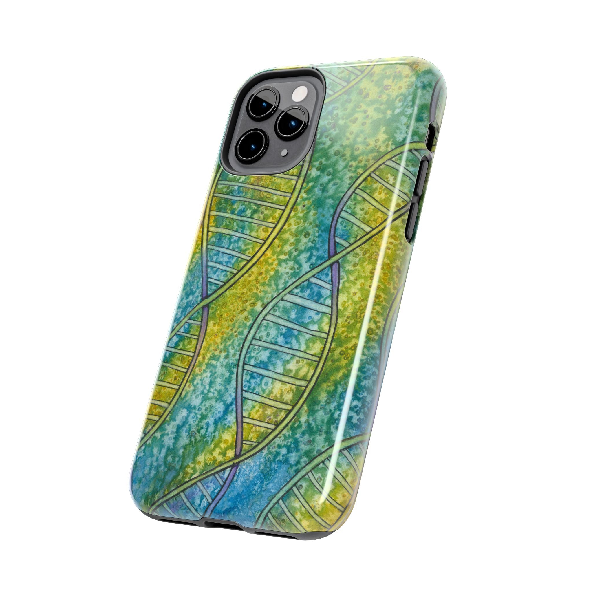 Tough Phone Case - All iPhones and Samsung Galaxys - Exciting Abstract Design #99 Crop of DNA
