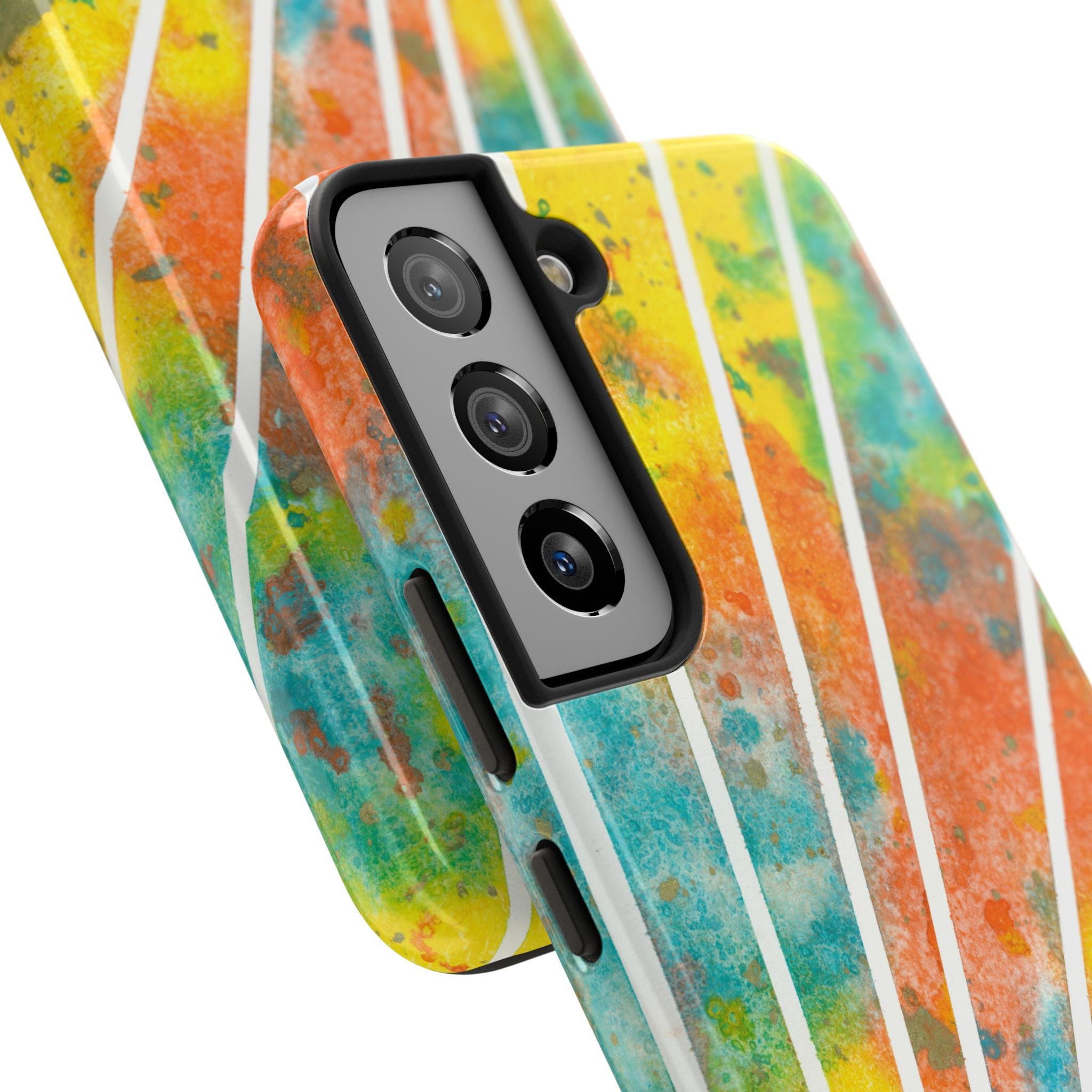 Tough Phone Case - All iPhones and Samsung Galaxys - Exciting Abstract Design #101 Your Energy Radiates