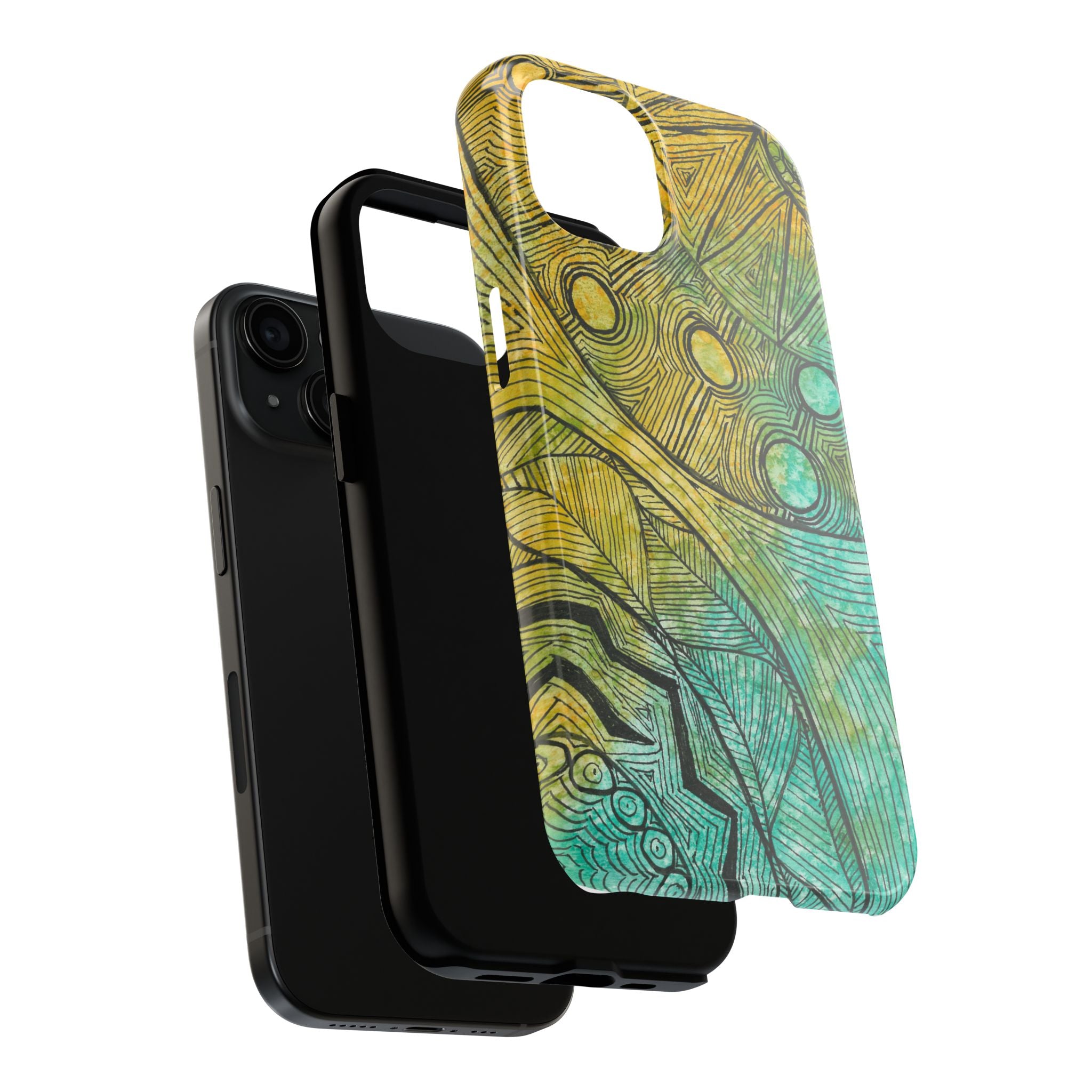Tough Phone Case - All iPhones and Samsung Galaxys - Exciting Abstract Design #27 Come What May