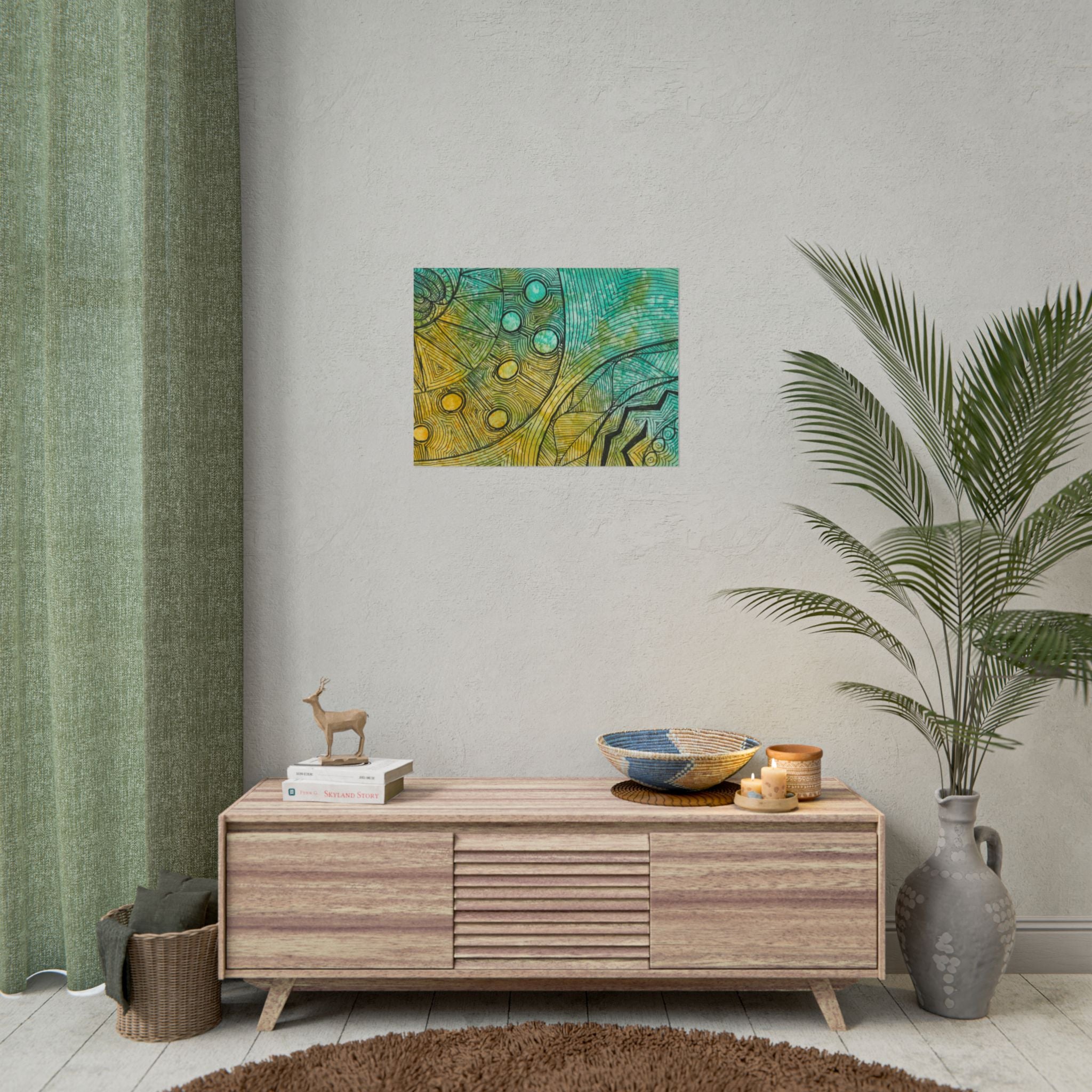 Large Colourful Wall Art, Posters & Prints, For Office, Bedroom or Living Room, or Special Gift #27 Come What May