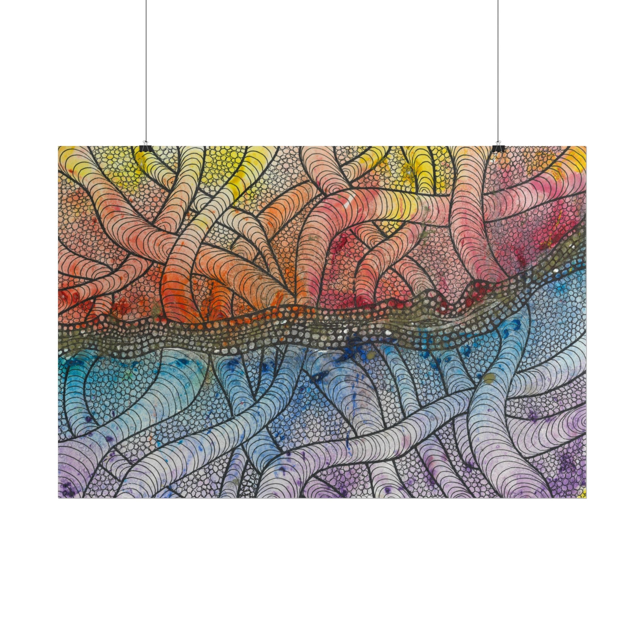 Large Colourful Wall Art, Posters & Prints, For Office, Bedroom or Living Room, or Special Gift #72 After The End