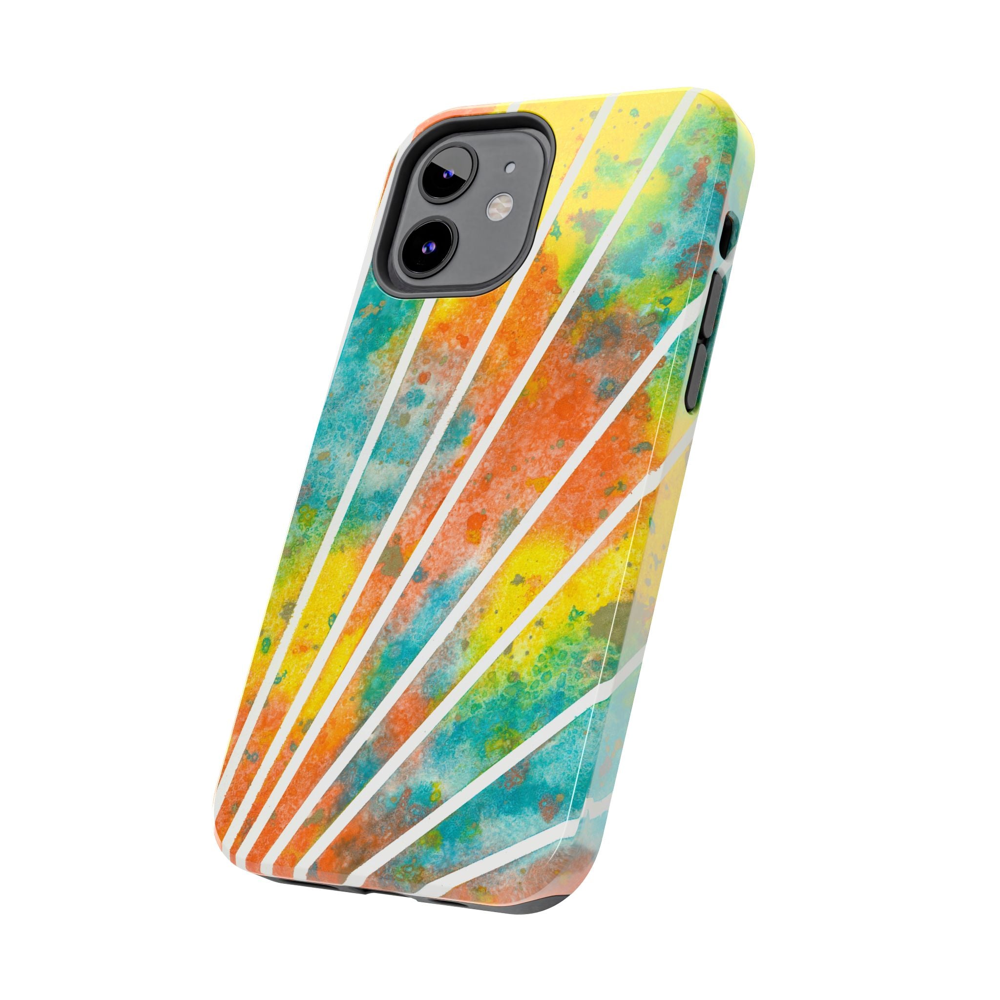 Tough Phone Case - All iPhones and Samsung Galaxys - Exciting Abstract Design #101 Your Energy Radiates