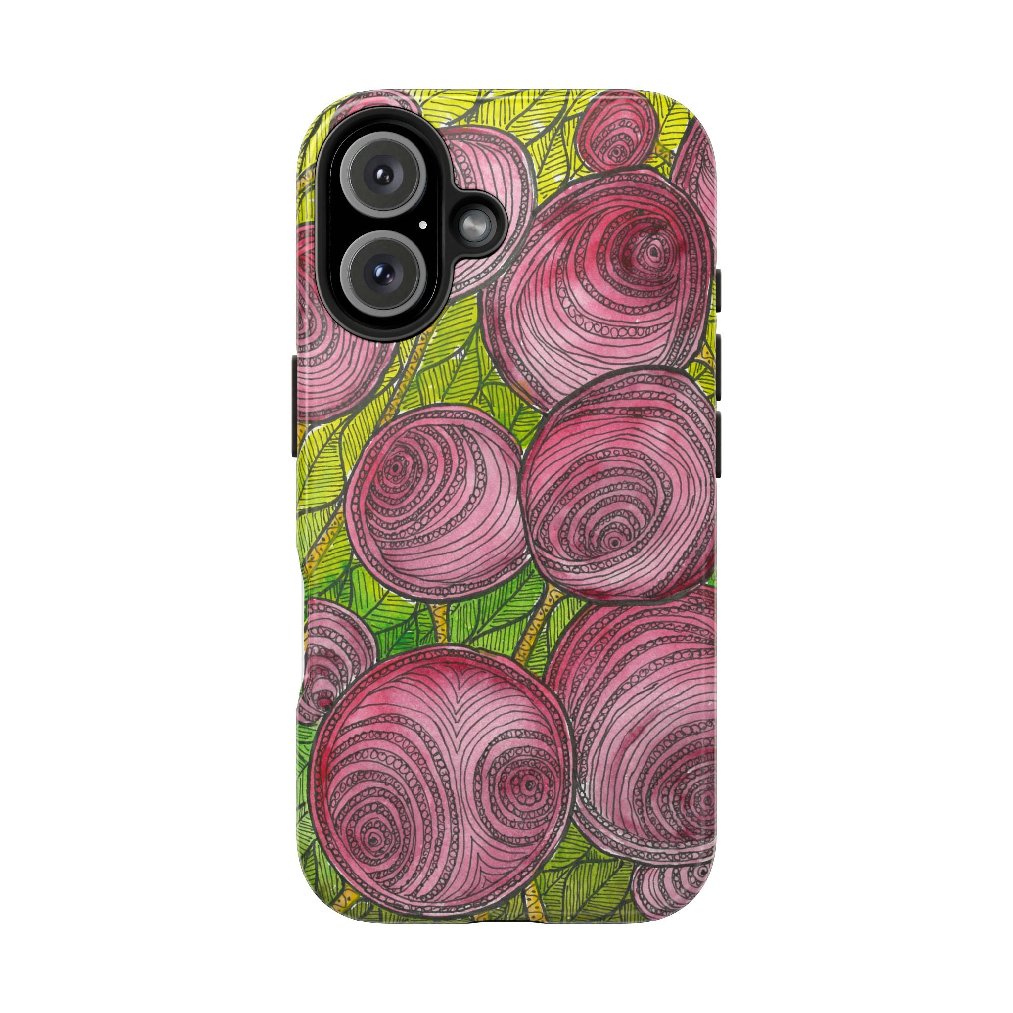 Tough Phone Case - All iPhones and Samsung Galaxys - Exciting Abstract Design #9 Spaced Blossoms