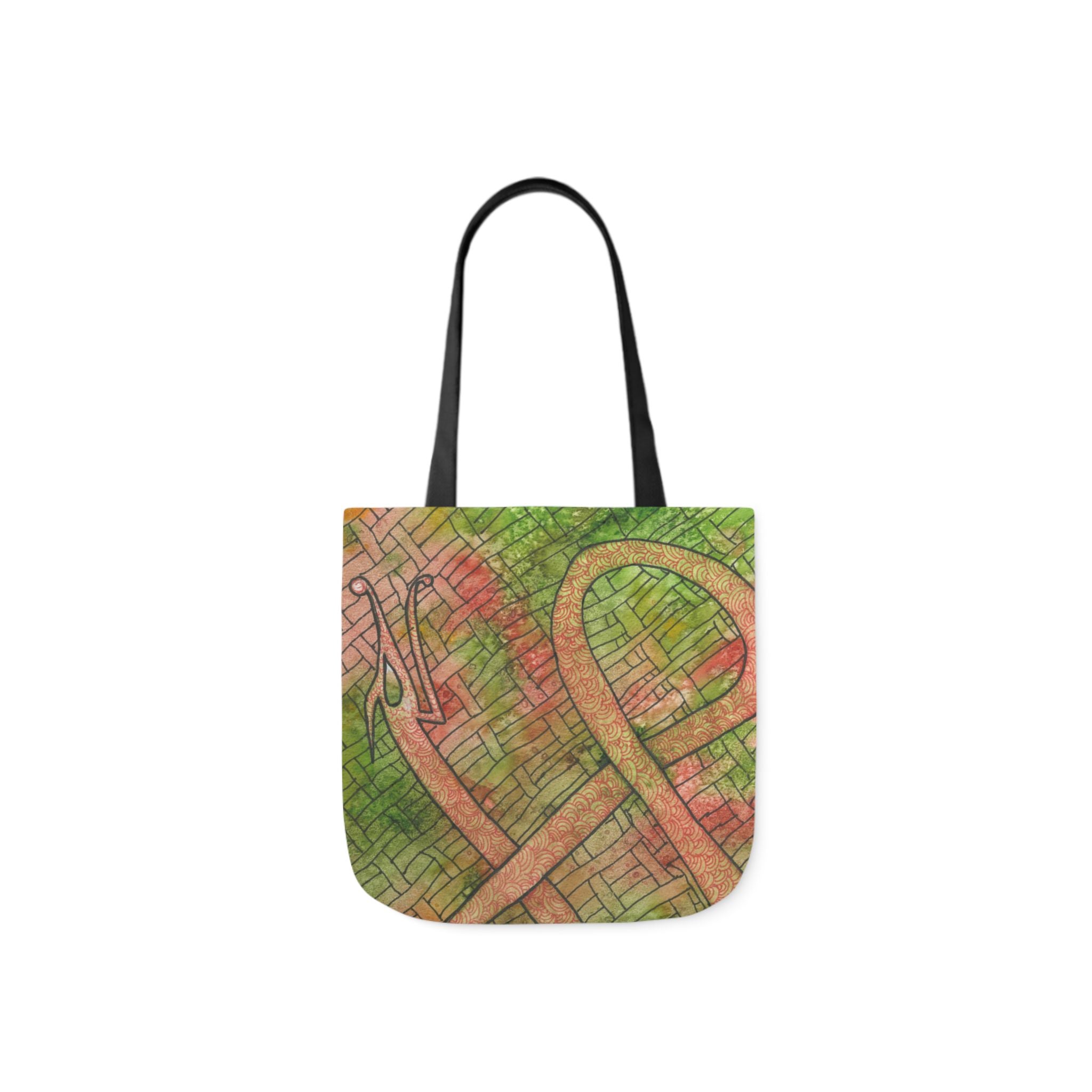 Canvas Tote Bags, Colourful Abstract Designs, 5-Color Straps, 3 Sizes.  For Family and friends or a Special Gift #57 Celtic Flavours