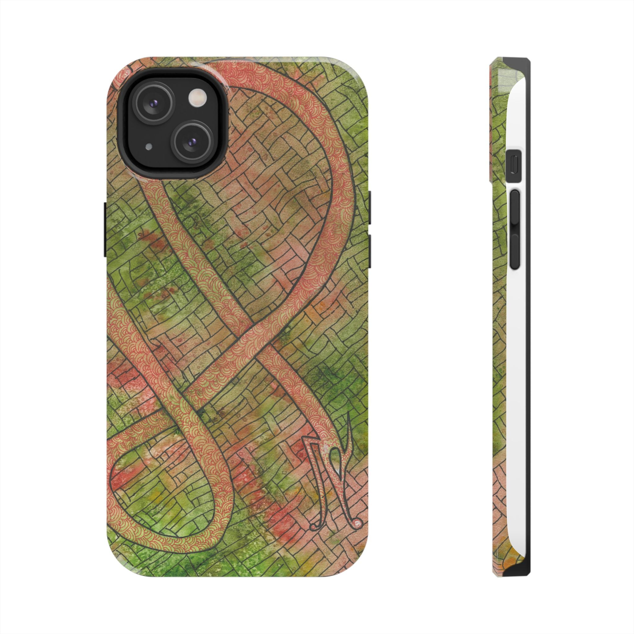 Tough Phone Case - All iPhones and Samsung Galaxys - Exciting Abstract Design #57 Celtic Flavours