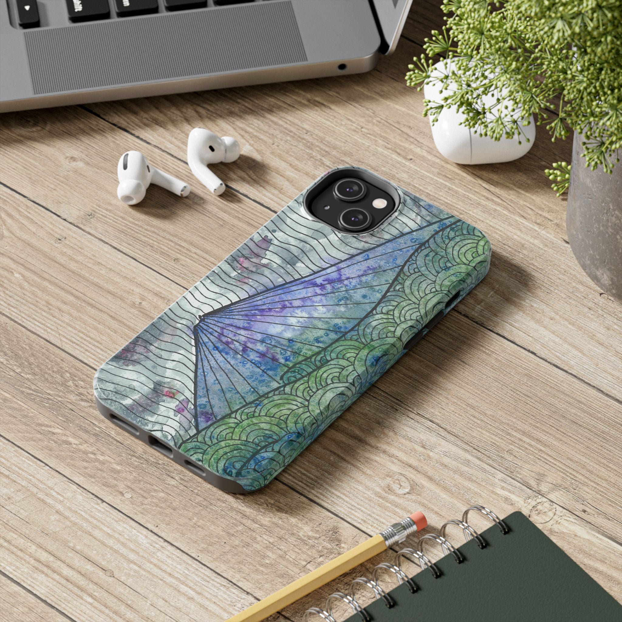 Tough Phone Case - All iPhones and Samsung Galaxys - Exciting Abstract Design #90 Rtanj Pyramid - Serbia