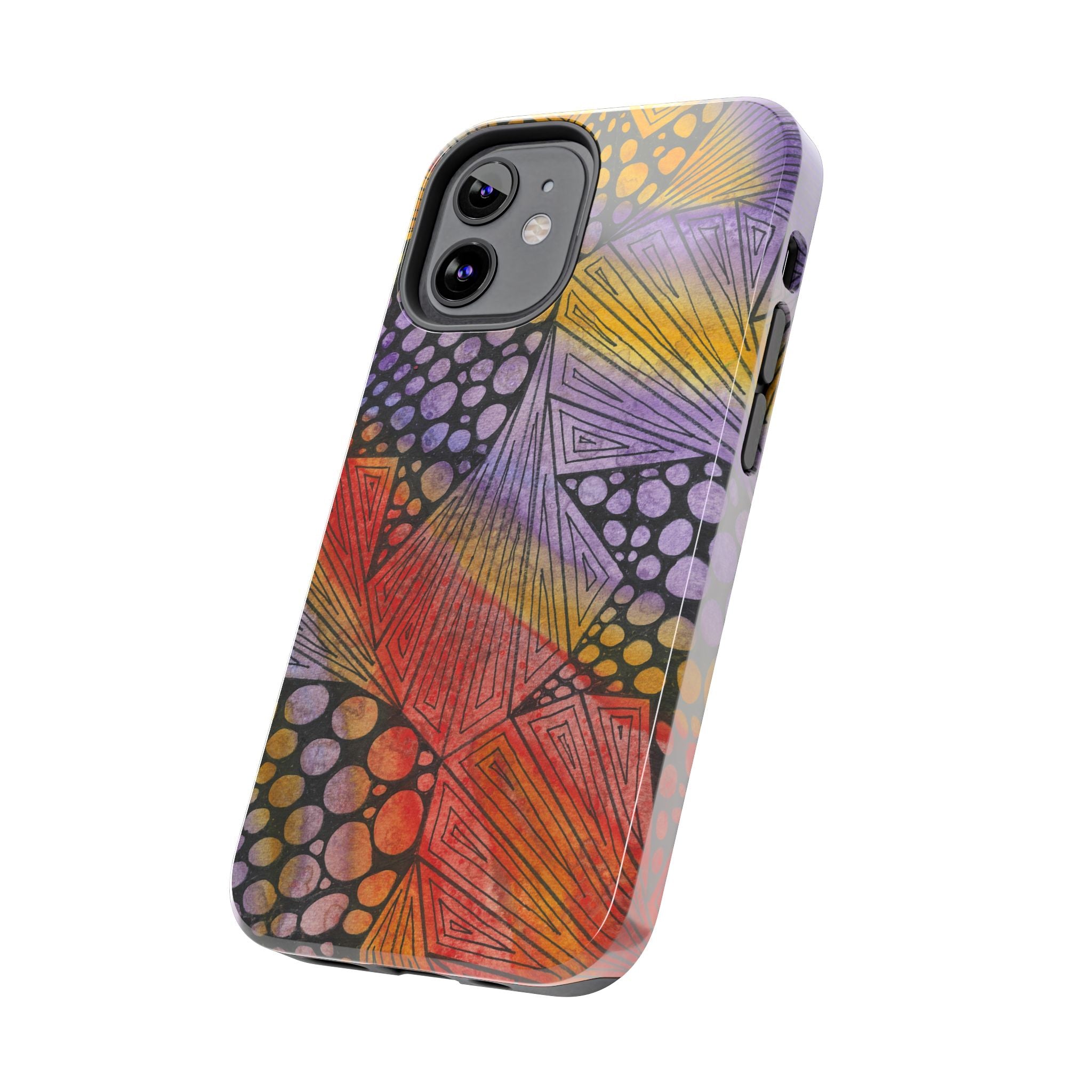 Tough Phone Case - All iPhones and Samsung Galaxys - Exciting Abstract Design #82 Fighting Delusions