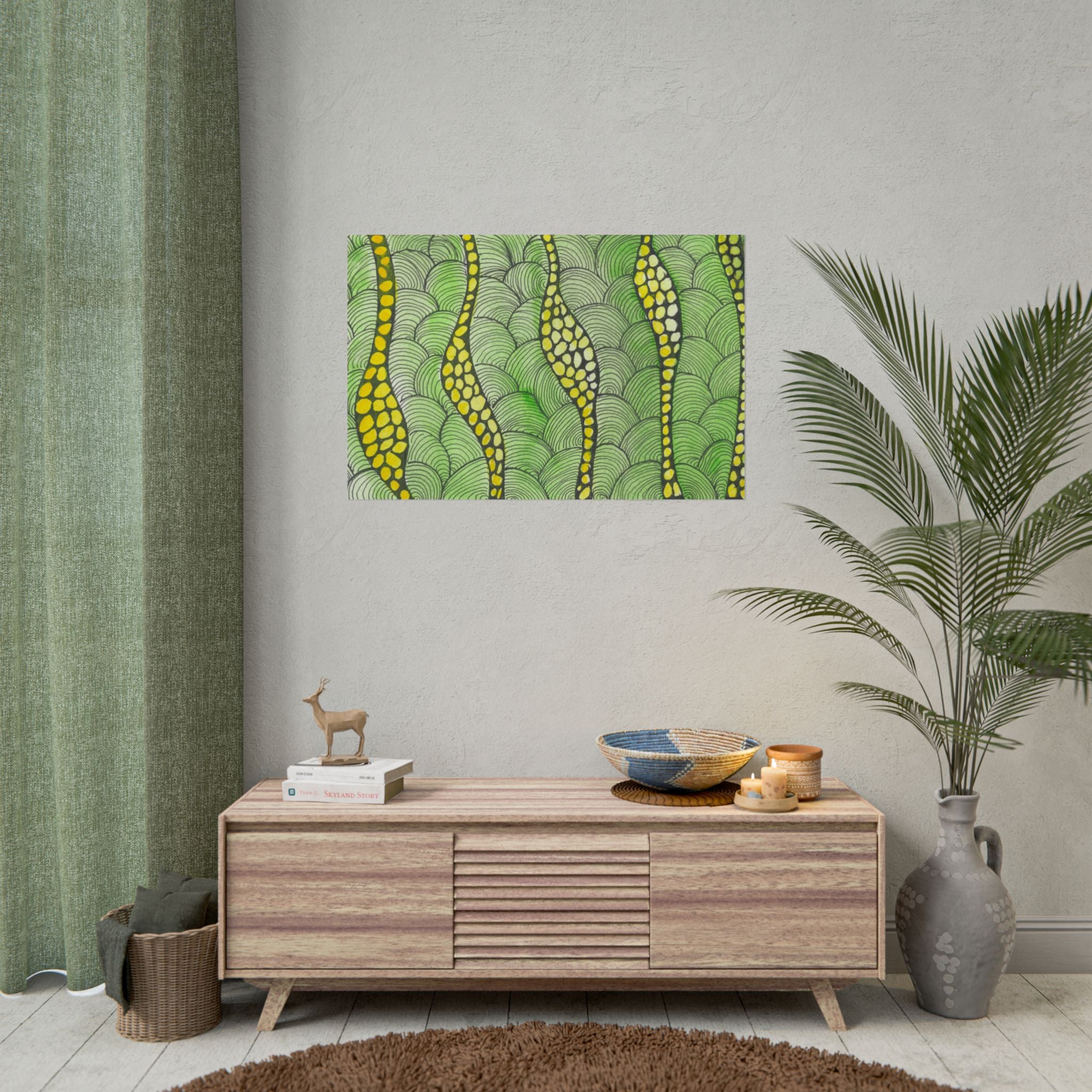 Large Colourful Wall Art, Posters & Prints, For Office, Bedroom or Living Room, or Special Gift #13 Watcha Thinking