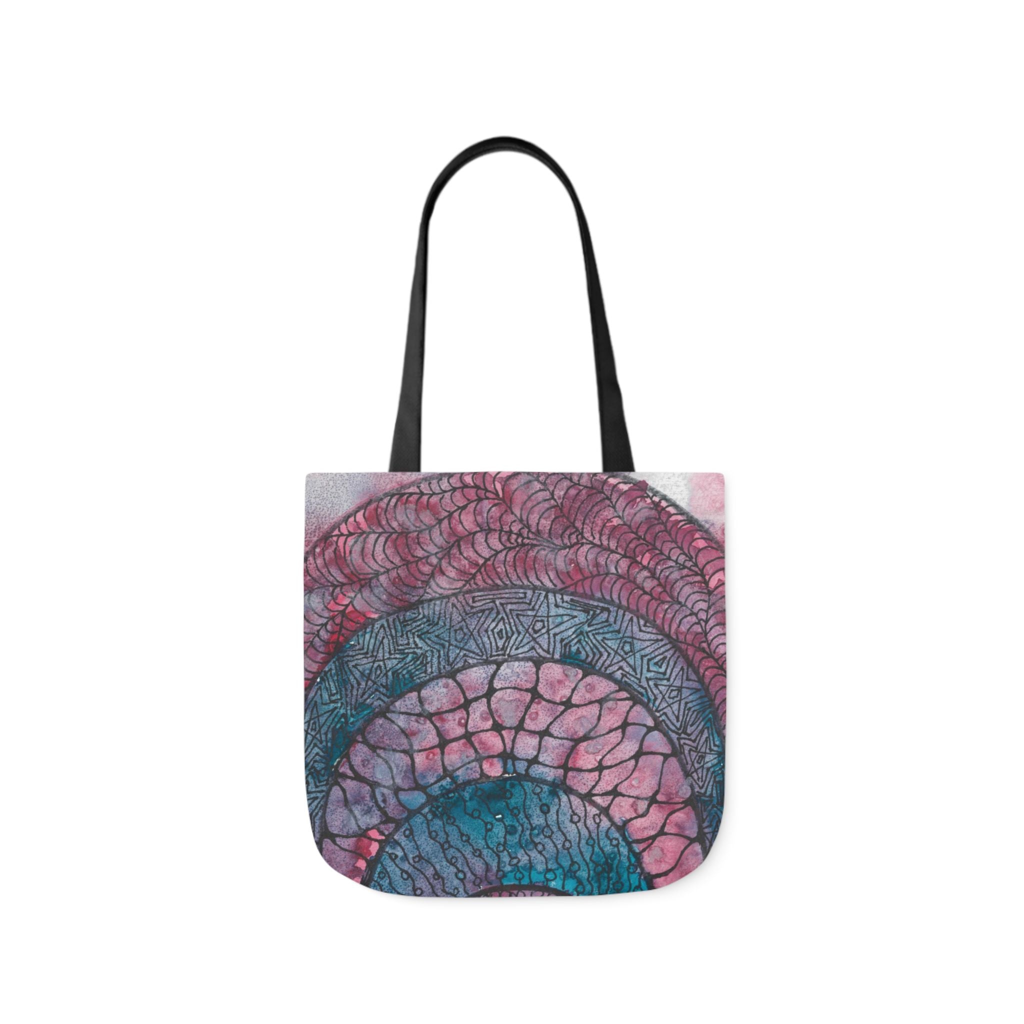 Canvas Tote Bags, Colourful Abstract Designs, 5-Color Straps, 3 Sizes.  For Family and friends or a Special Gift #92 The Goddess Lives