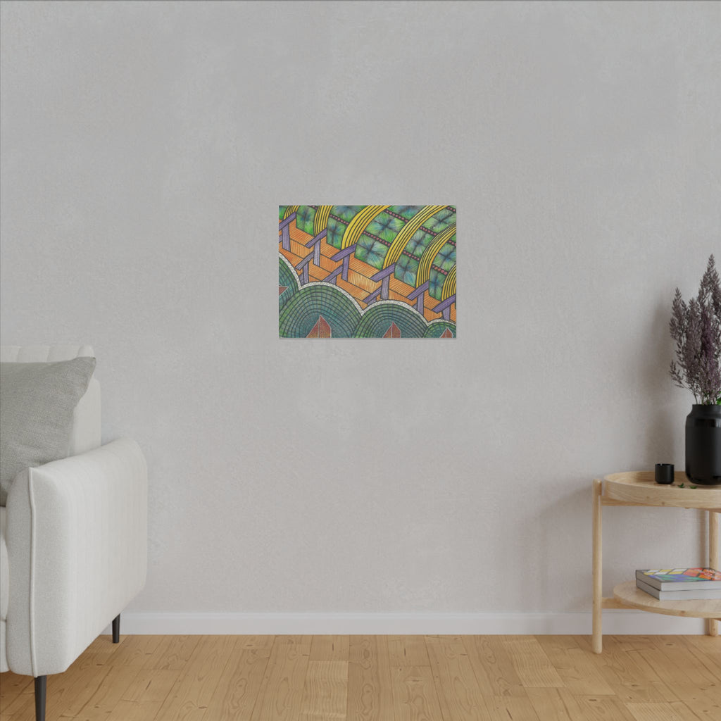 Large Colourful Wall Art, Canvas Prints, For Office, Bedroom or Living Room, or Special Gift #31 T'Eye Land