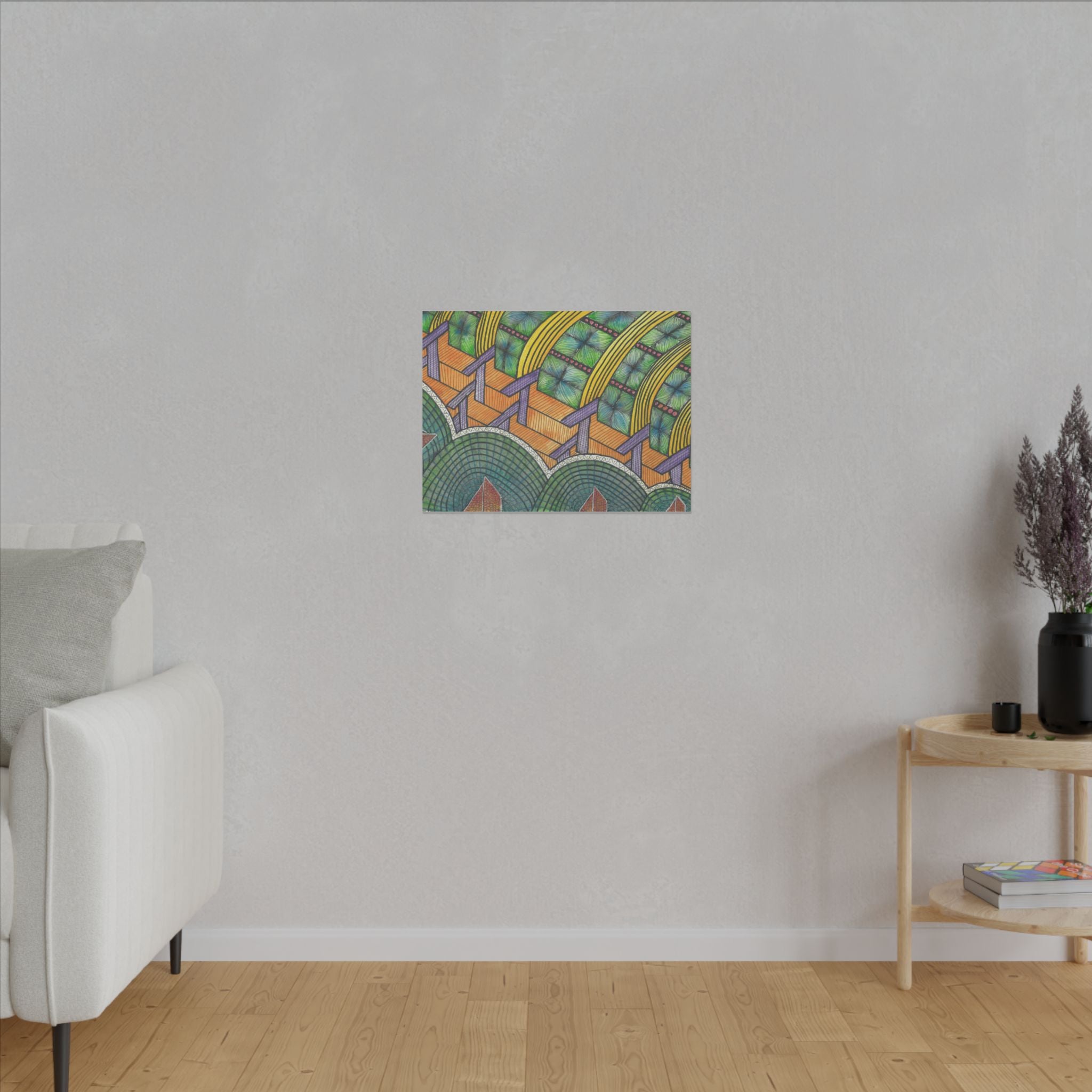 Large Colourful Wall Art, Canvas Prints, For Office, Bedroom or Living Room, or Special Gift #31 T'Eye Land