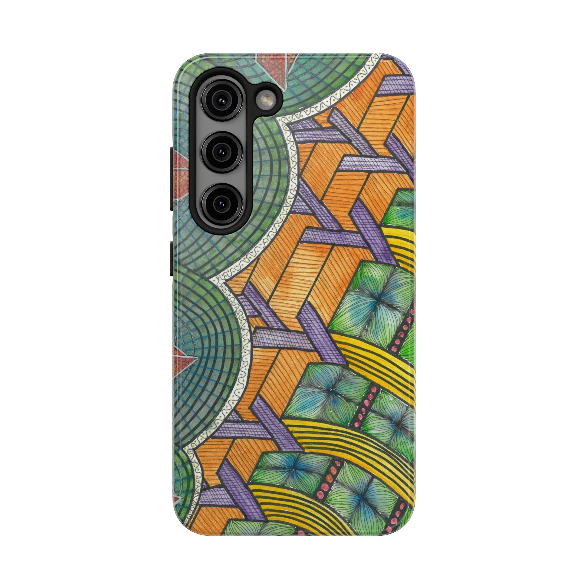 Tough Phone Case - All iPhones and Samsung Galaxys - Exciting Abstract Design #31 T'Eye Land