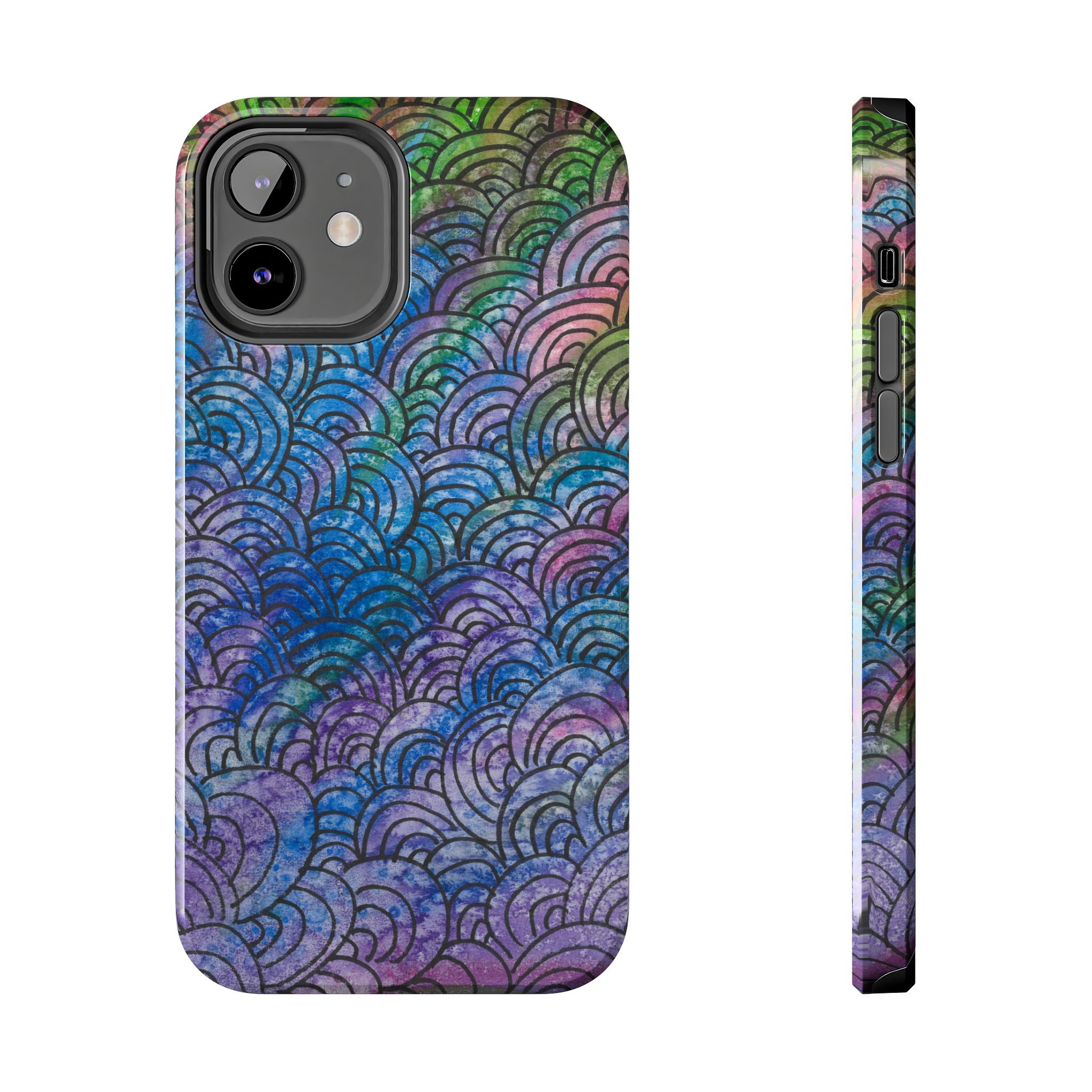 Tough Phone Case - All iPhones and Samsung Galaxys - Exciting Abstract Design #84 Ah! The Past