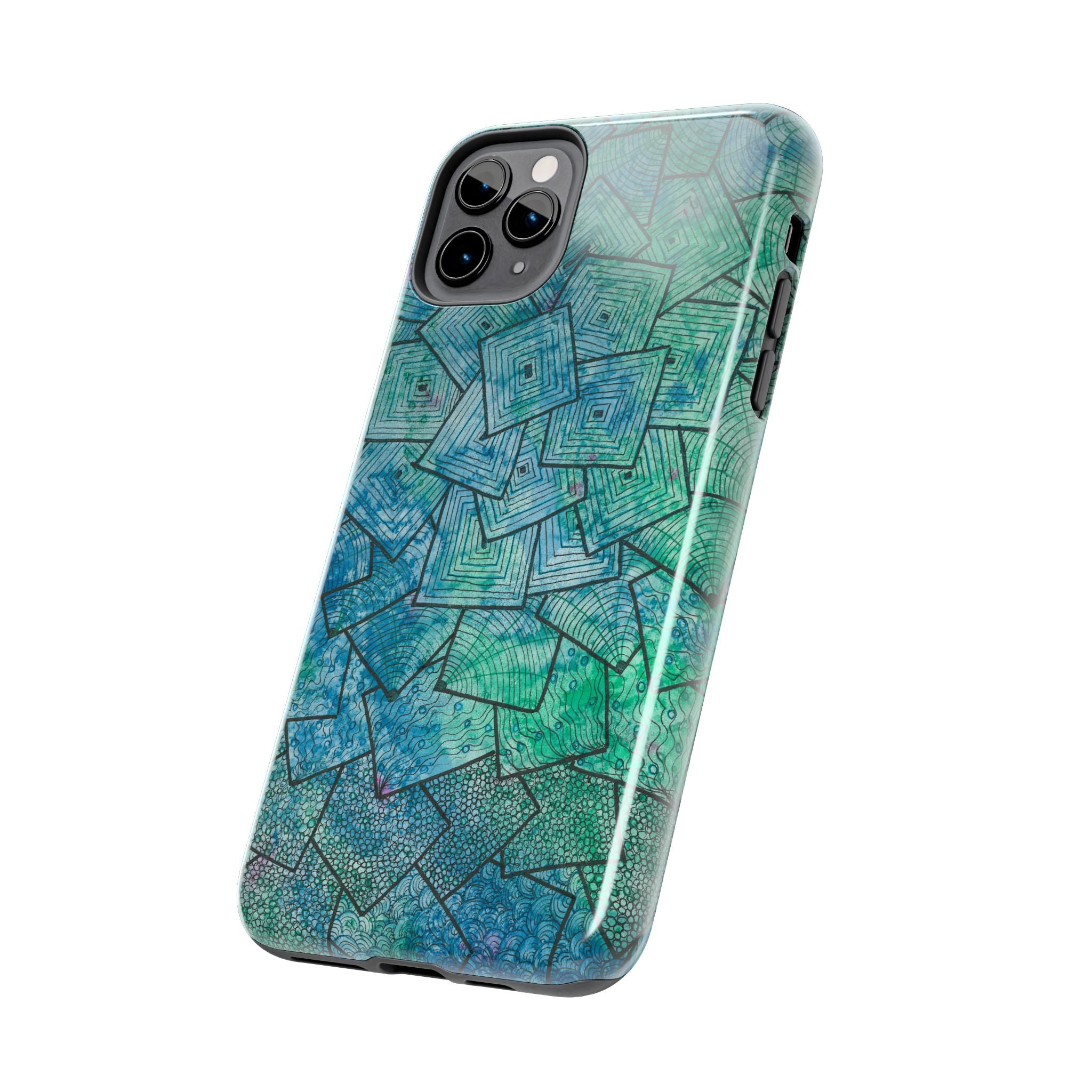 Tough Phone Case - All iPhones and Samsung Galaxys - Exciting Abstract Design #65 And The Answer Is