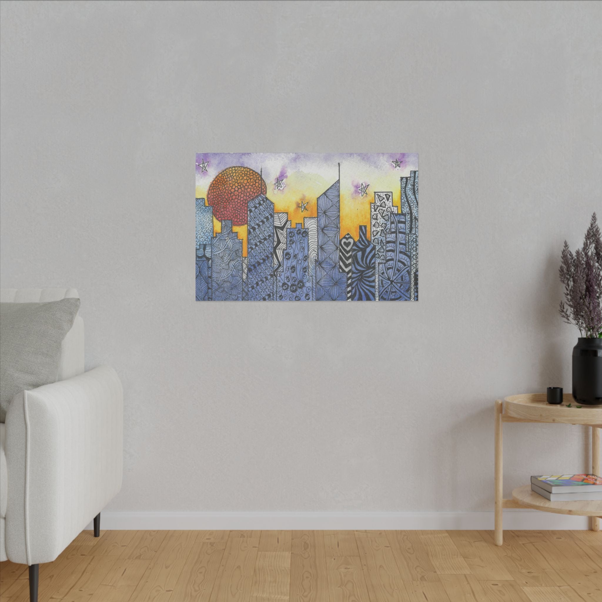 Large Colourful Wall Art, Canvas Prints, For Office, Bedroom or Living Room, or Special Gift #5 In The Shadows