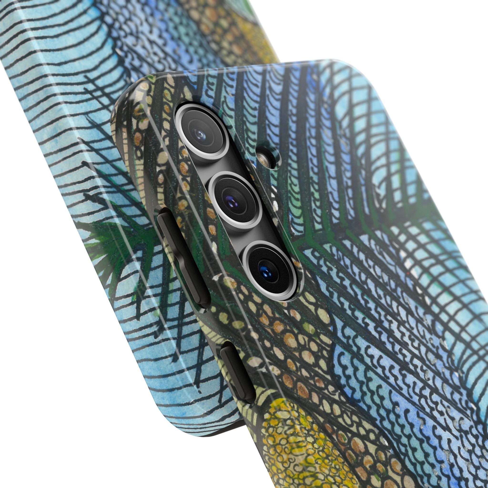 Tough Phone Case - All iPhones and Samsung Galaxys - Exciting Abstract Design #47 Cottesloe