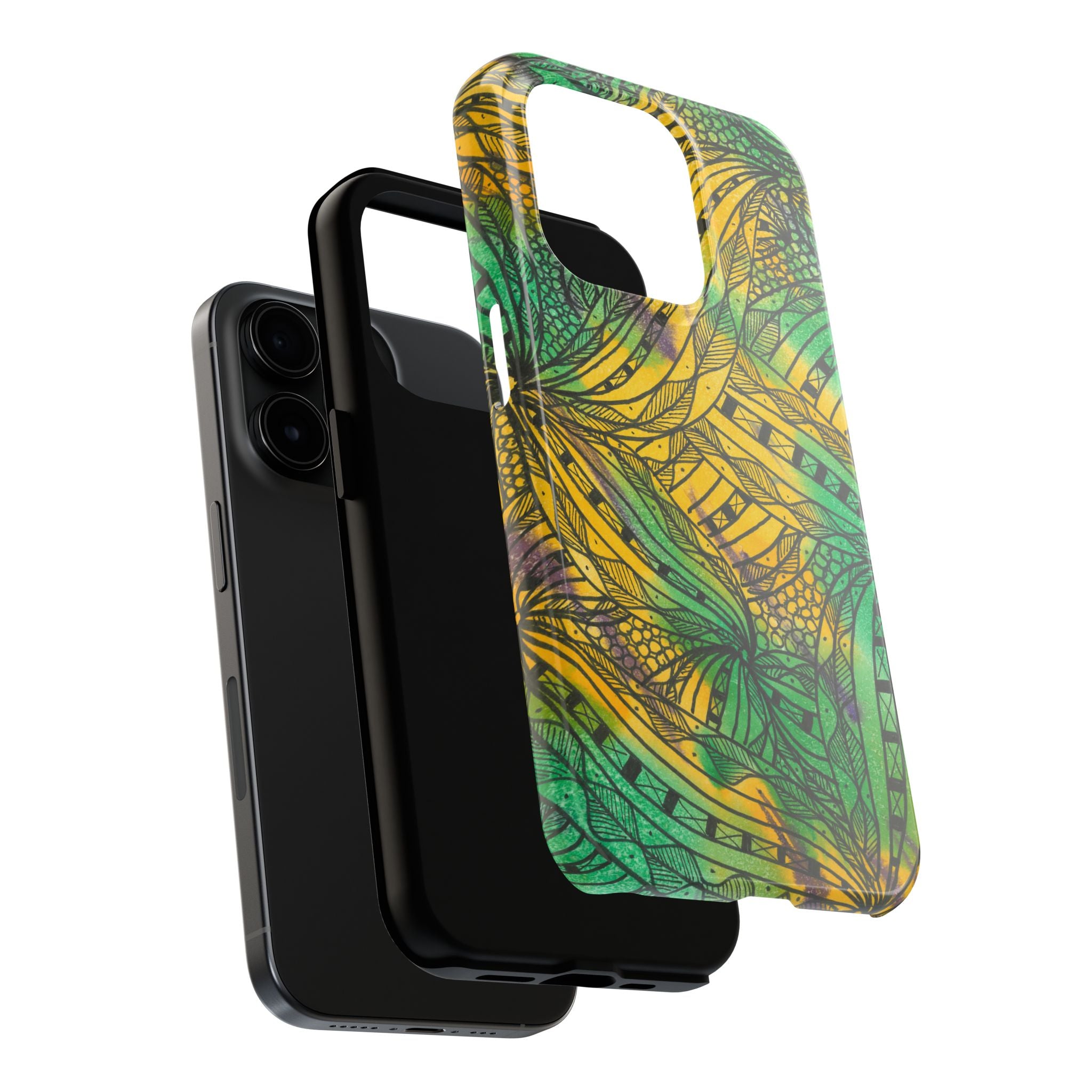 Tough Phone Case - All iPhones and Samsung Galaxys - Exciting Abstract Design #37 Shubbery!