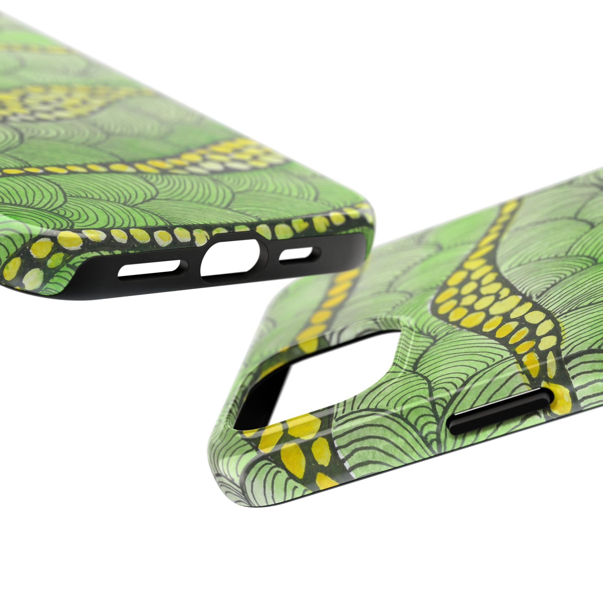 Tough Phone Case - All iPhones and Samsung Galaxys - Exciting Abstract Design #13 Watcha Thinking