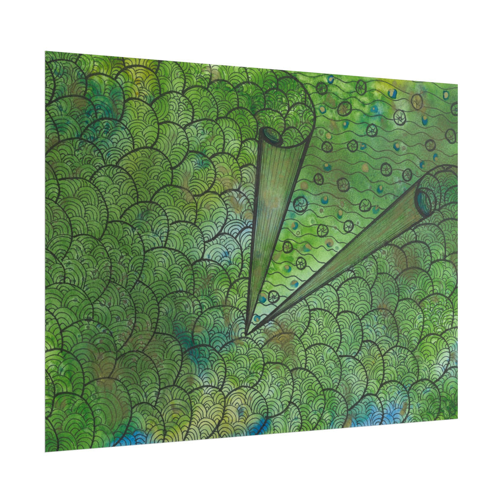 Large Colourful Wall Art, Posters & Prints, For Office, Bedroom or Living Room, or Special Gift #69 New Horizons