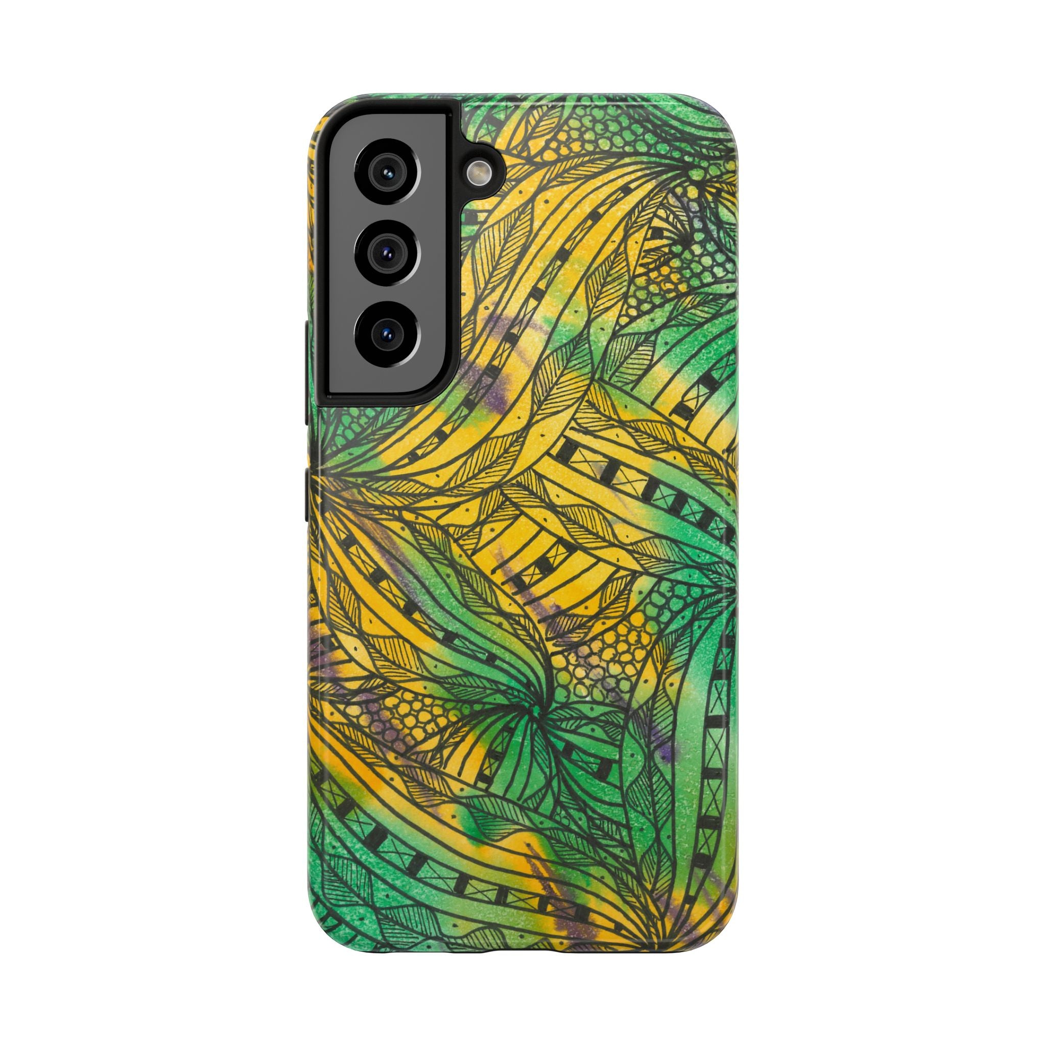 Tough Phone Case - All iPhones and Samsung Galaxys - Exciting Abstract Design #37 Shubbery!