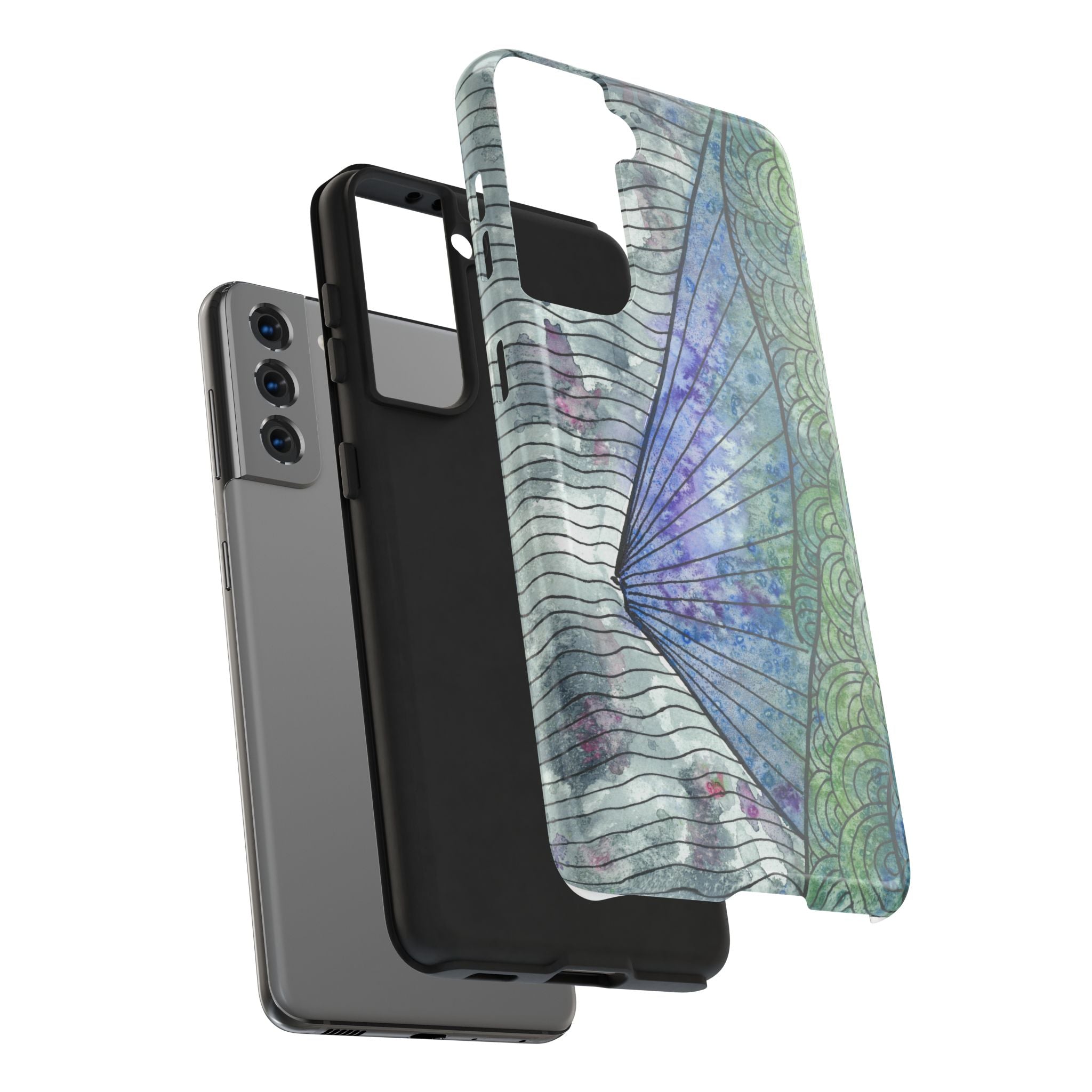 Tough Phone Case - All iPhones and Samsung Galaxys - Exciting Abstract Design #90 Rtanj Pyramid - Serbia