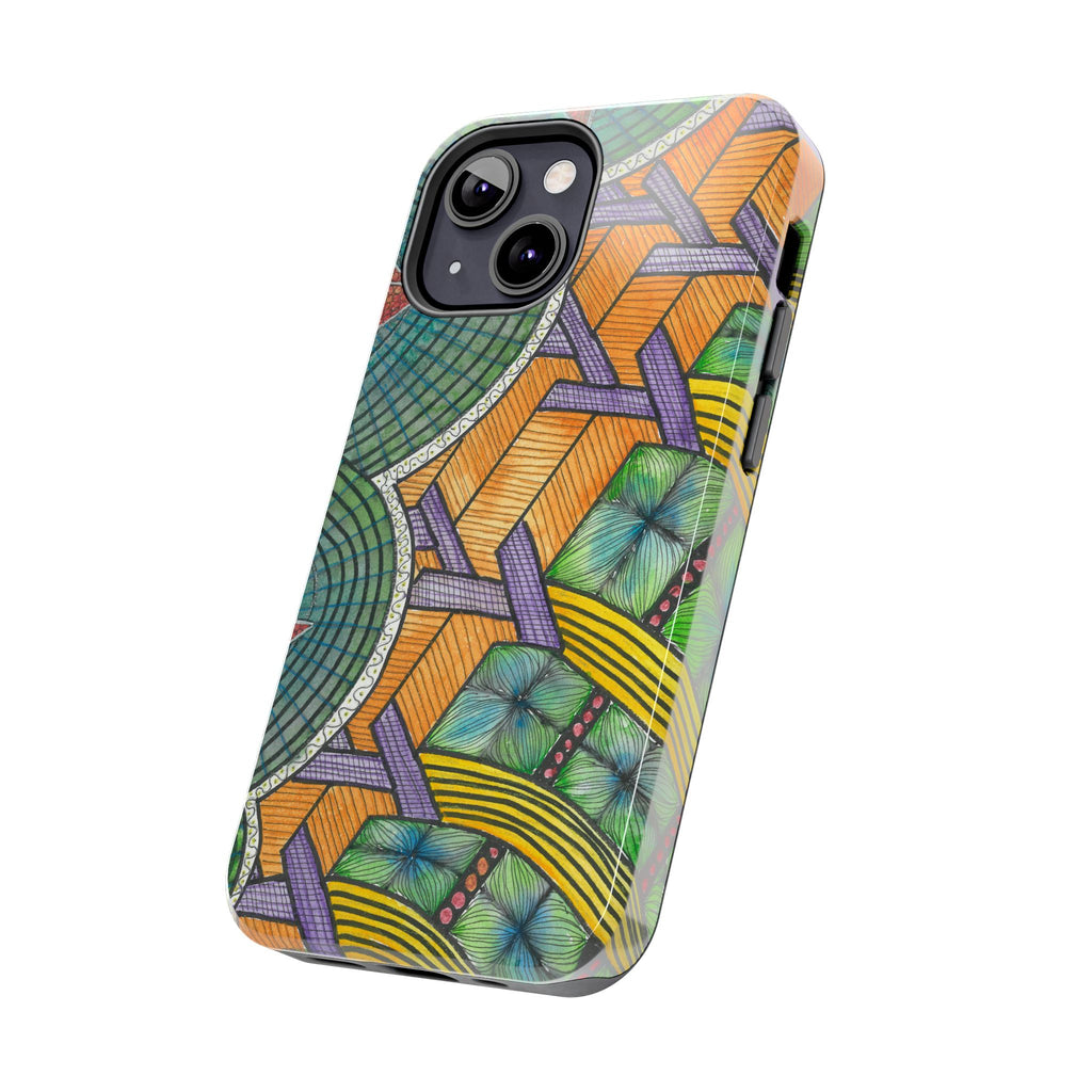 Tough Phone Case - All iPhones and Samsung Galaxys - Exciting Abstract Design #31 T'Eye Land