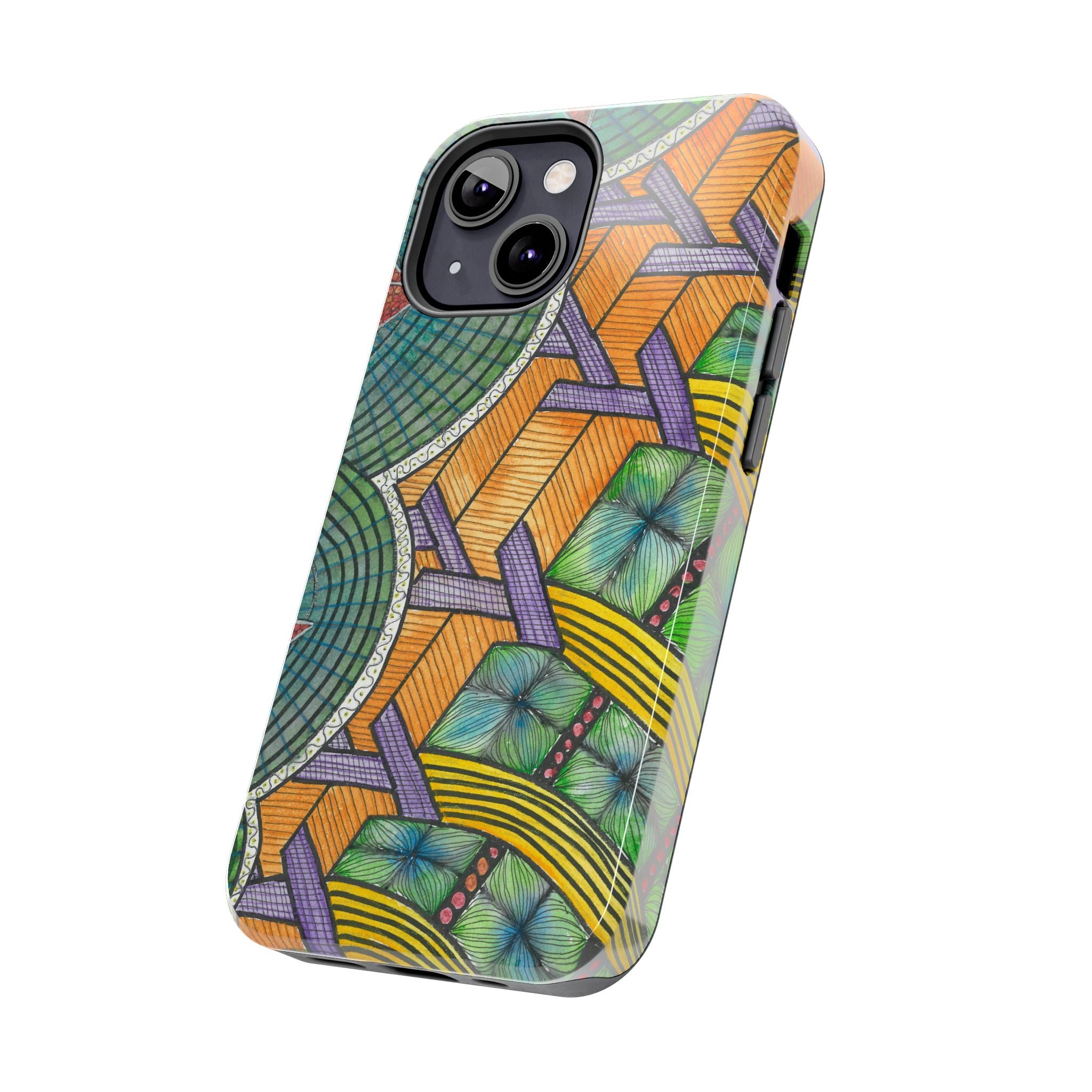 Tough Phone Case - All iPhones and Samsung Galaxys - Exciting Abstract Design #31 T'Eye Land